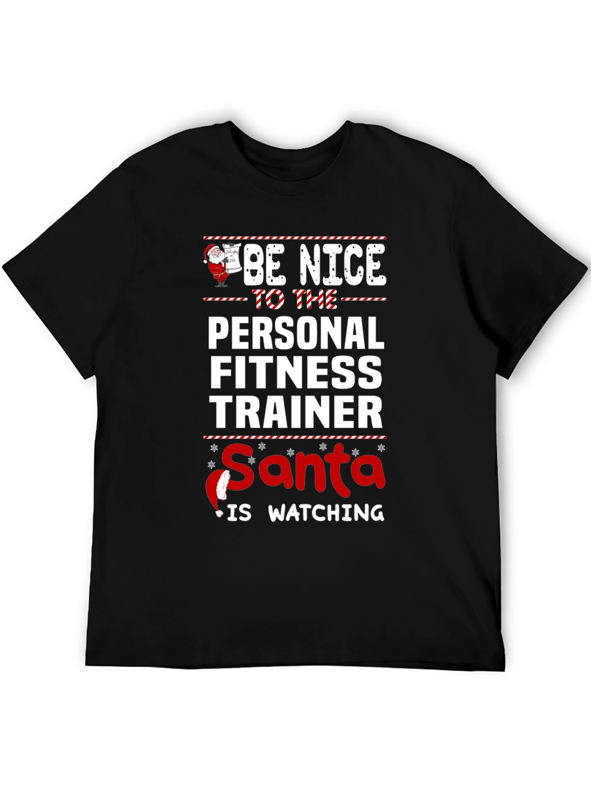 Funny Christmas Personal Fitness Trainer T-Shirt