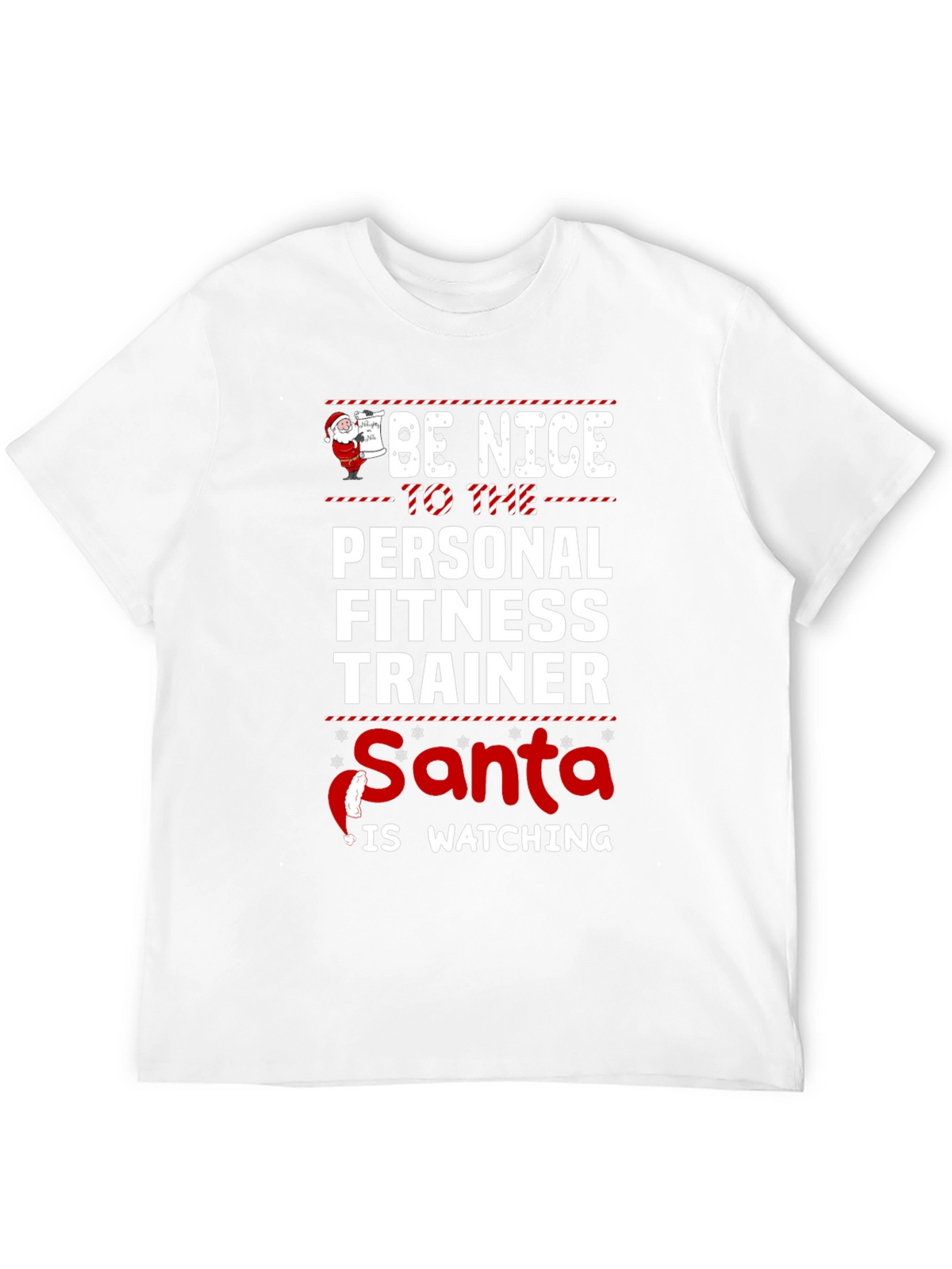 Funny Christmas Personal Fitness Trainer T-Shirt