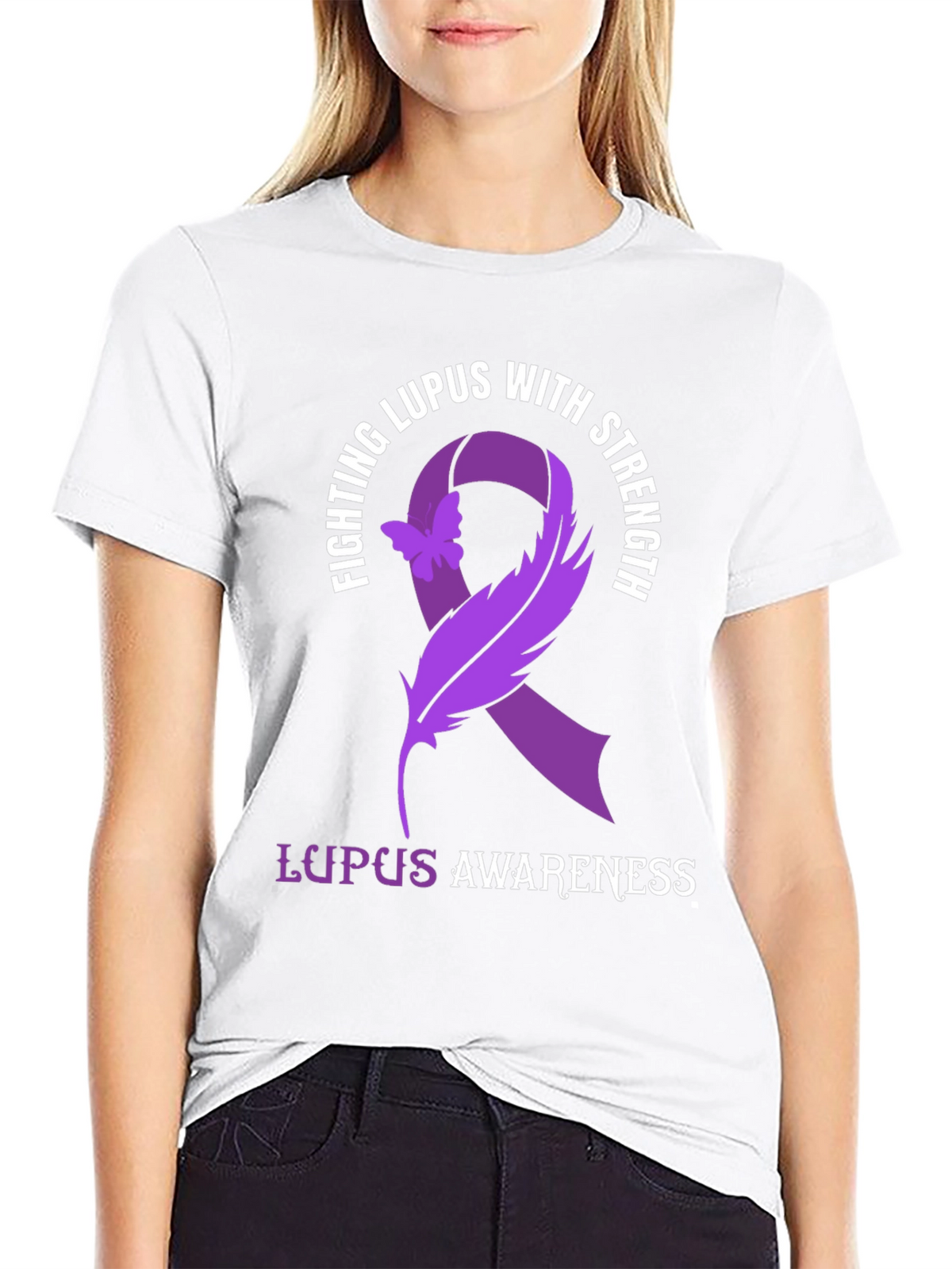 Lupus Awareness Ribbon T-Shirt