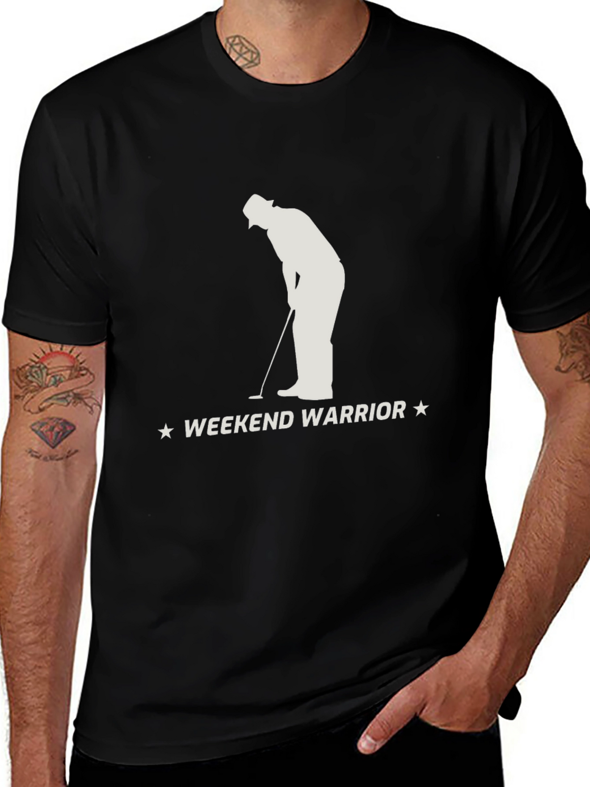 Weekend Warrior Golfer Graphic Tee