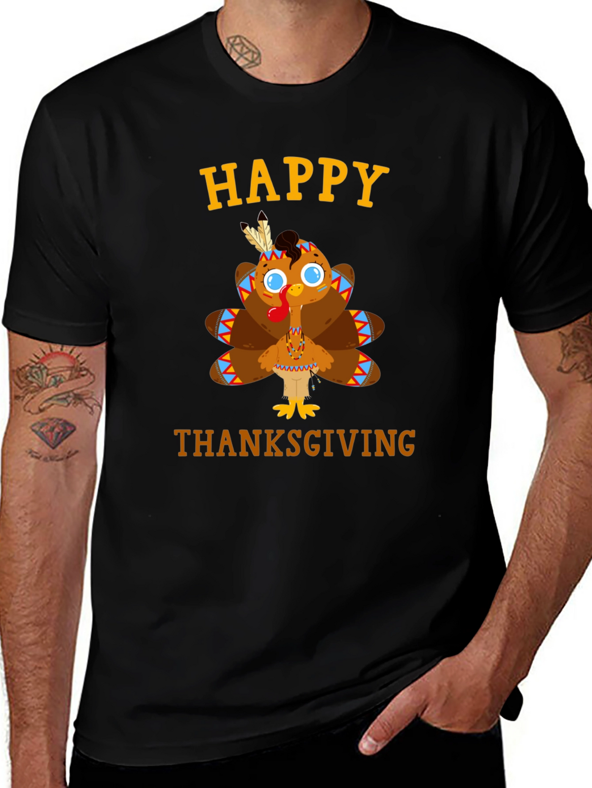 Happy Thanksgiving Turkey T-Shirt