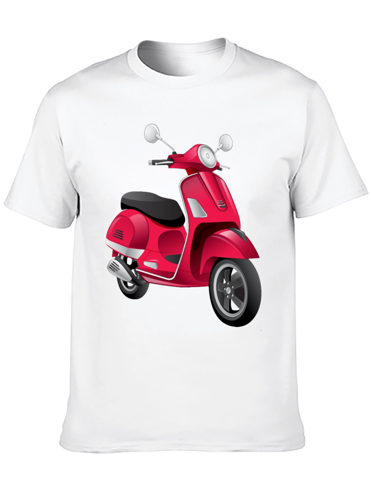 Scooter Graphic Tee - Retro Style
