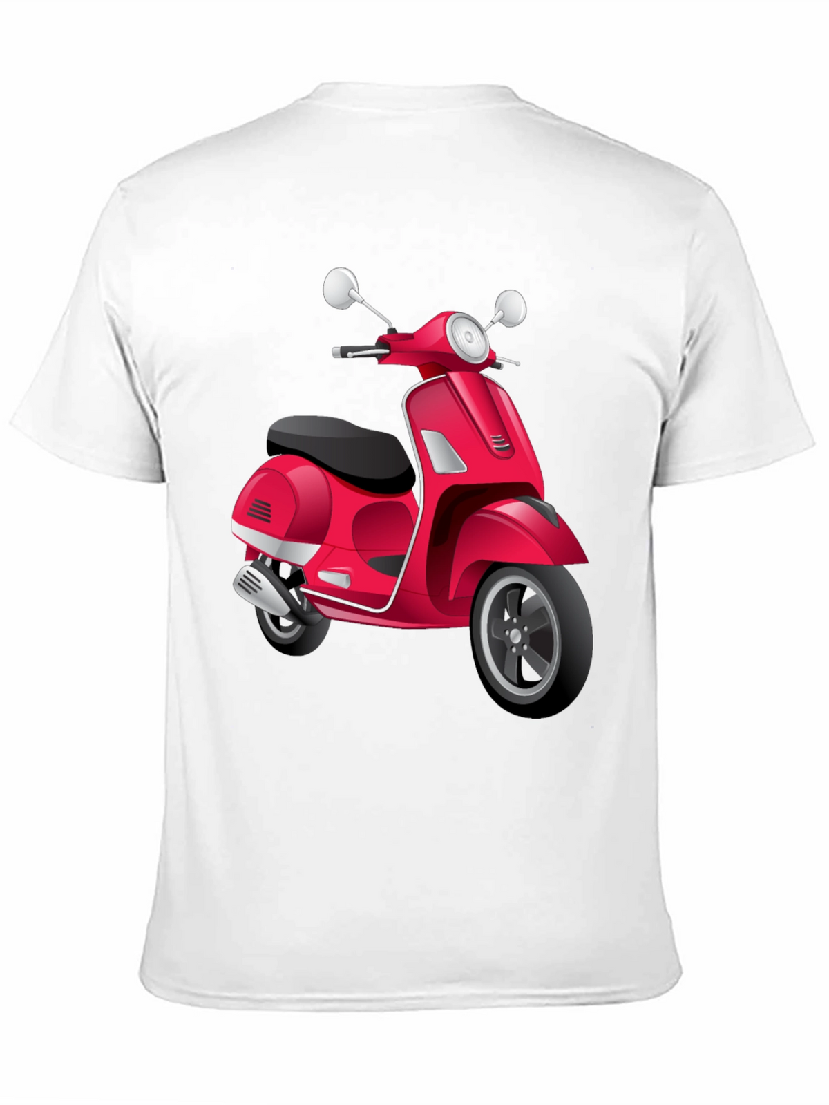Scooter Graphic Tee - Retro Style