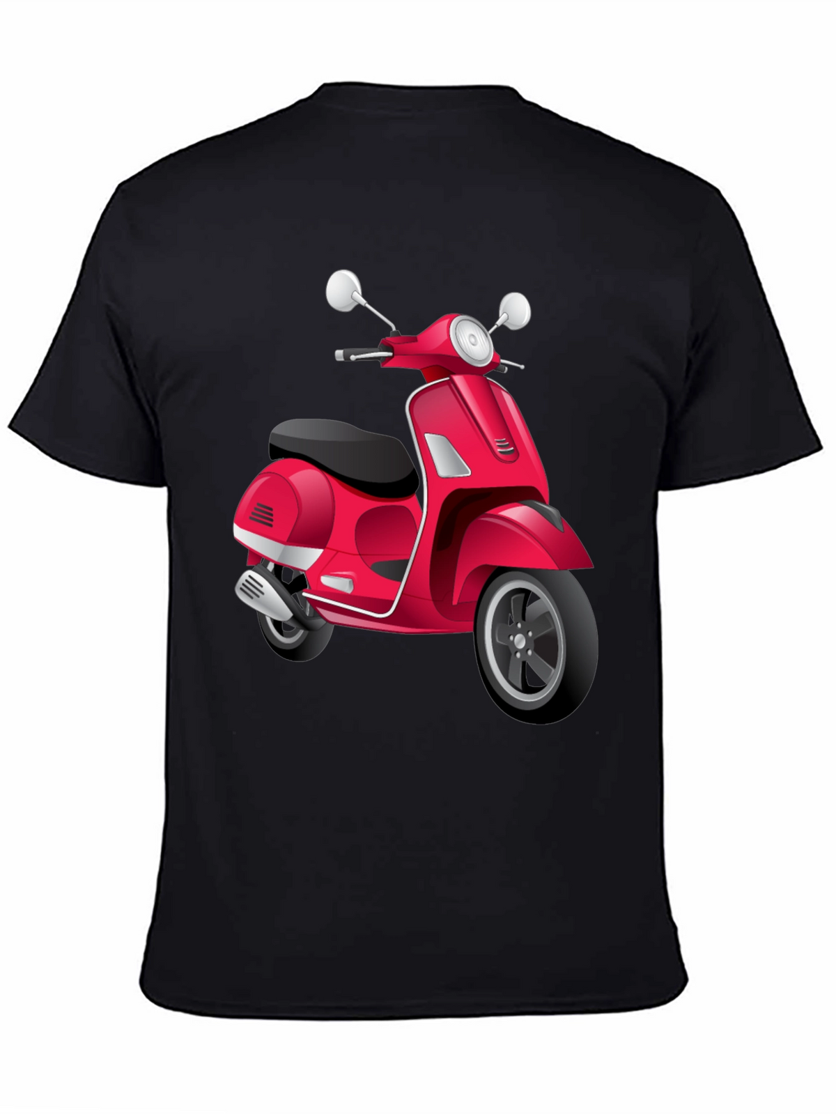 Scooter Graphic Tee - Retro Style