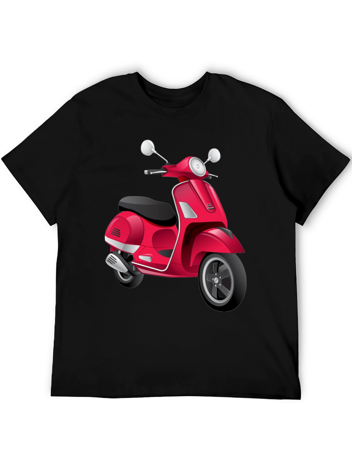 Scooter Graphic Tee - Retro Style