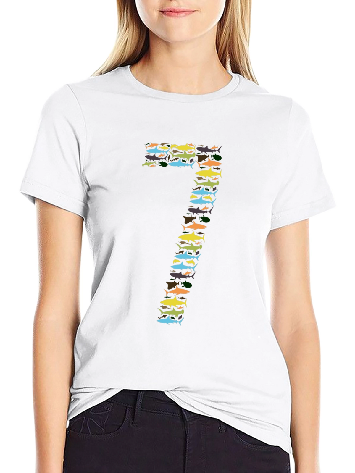 Shark Number Seven Graphic Tee