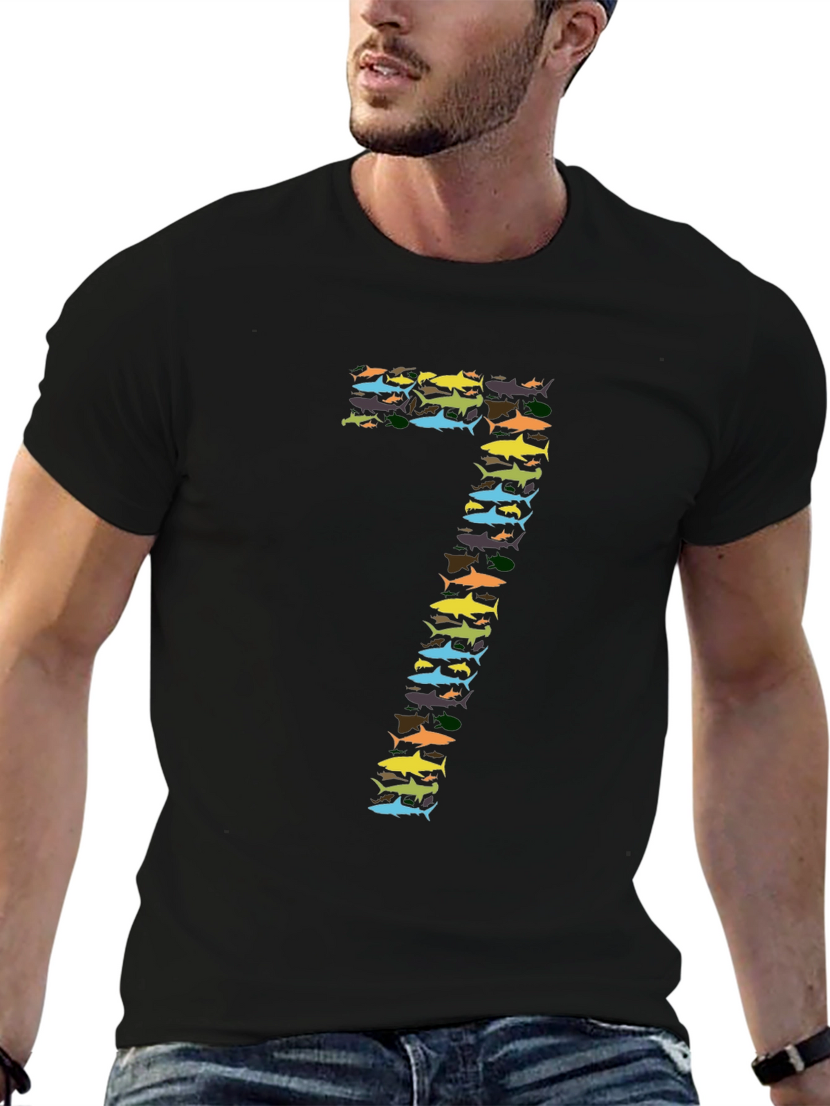 Shark Number Seven Graphic Tee