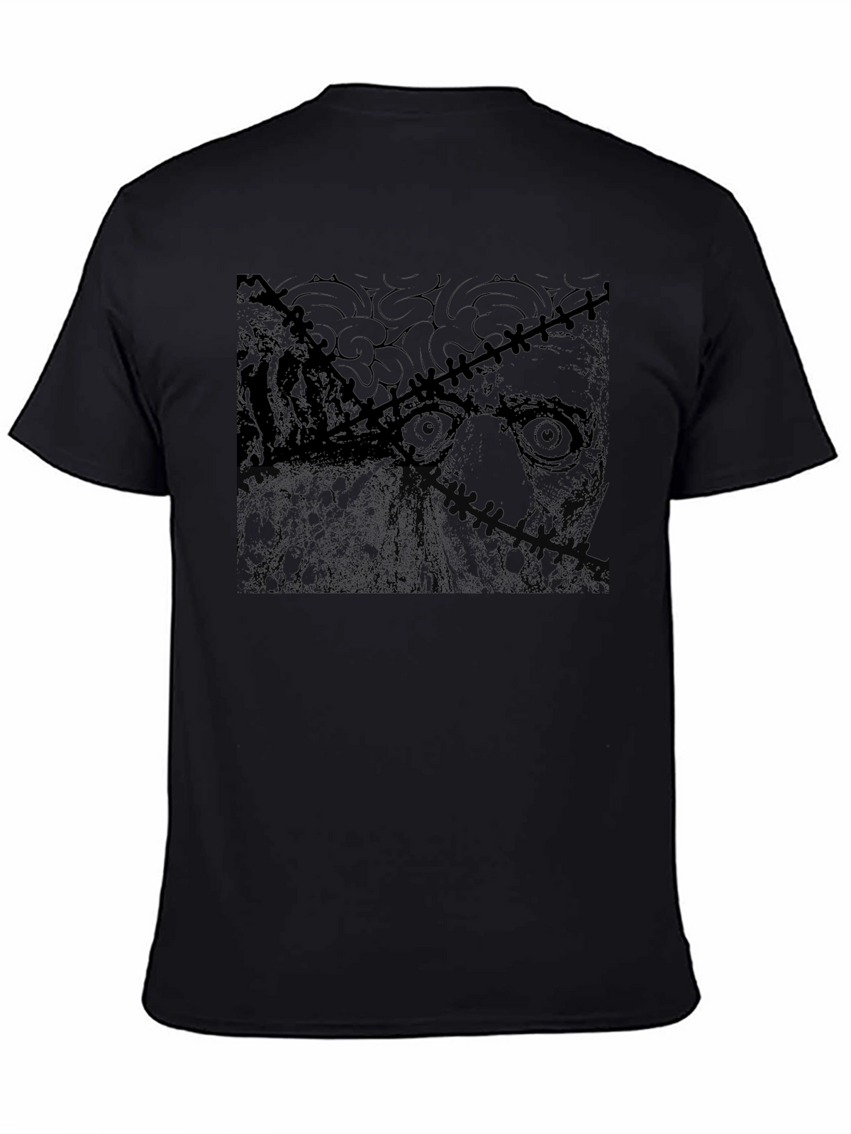 Unique Graphic Tee - Dark Zombie Style