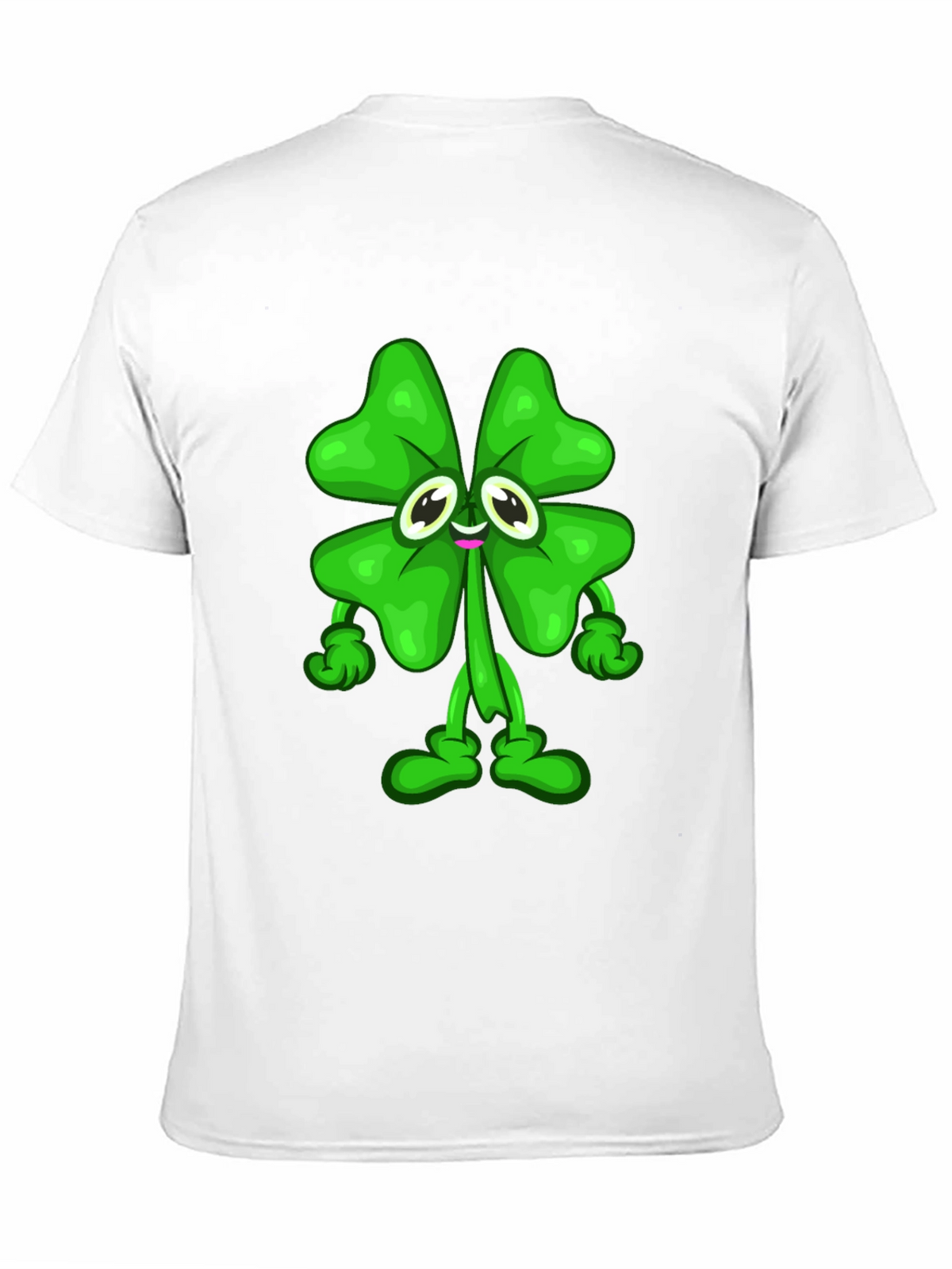 Lucky Clover Cartoon Graphic Tee