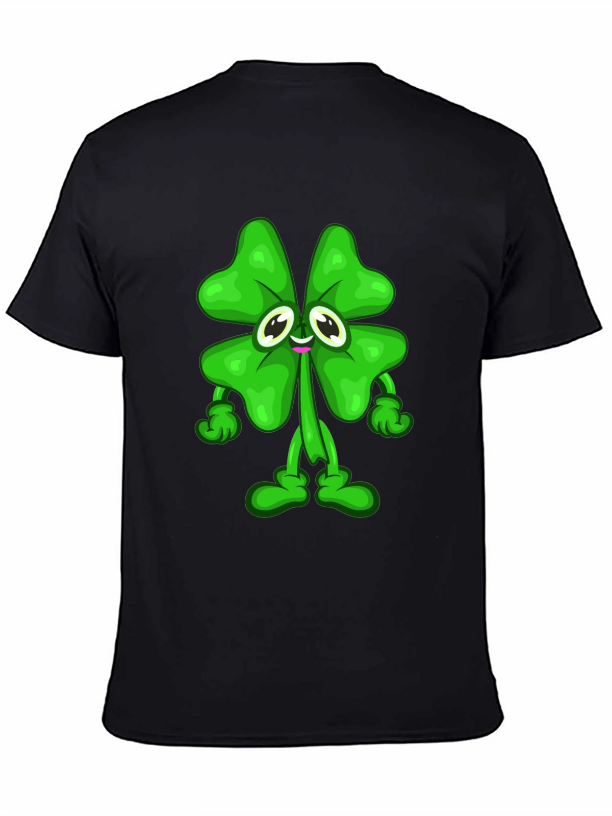 Lucky Clover Cartoon Graphic Tee
