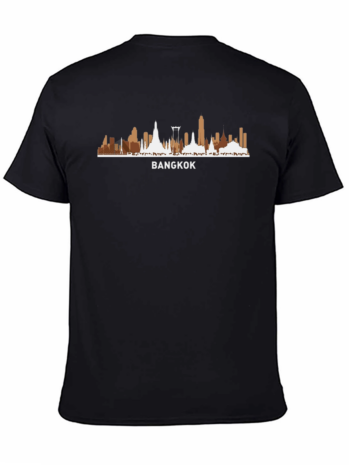 Bangkok Skyline Graphic Tee - Black T-Shirt