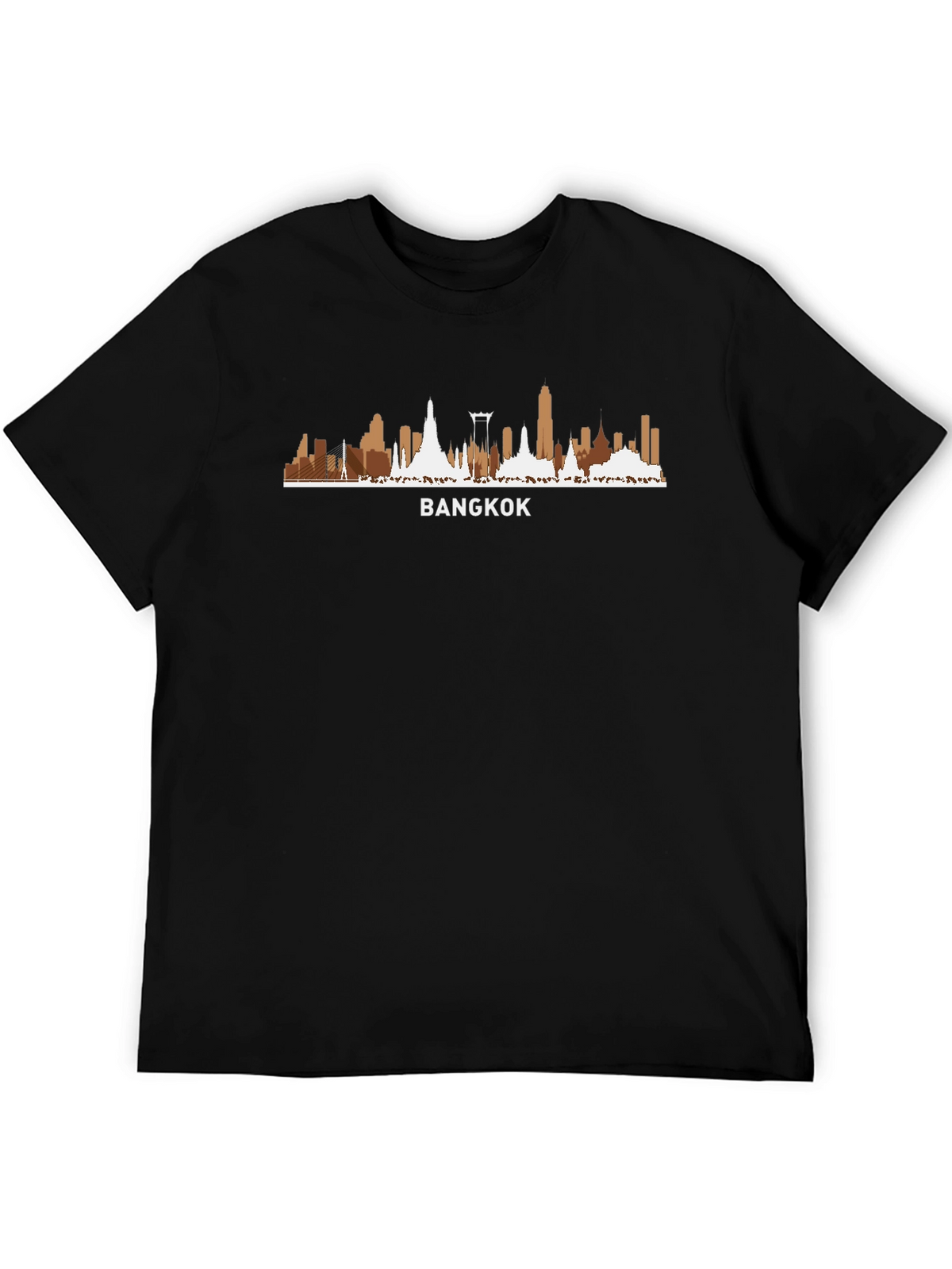 Bangkok Skyline Graphic Tee - Black T-Shirt