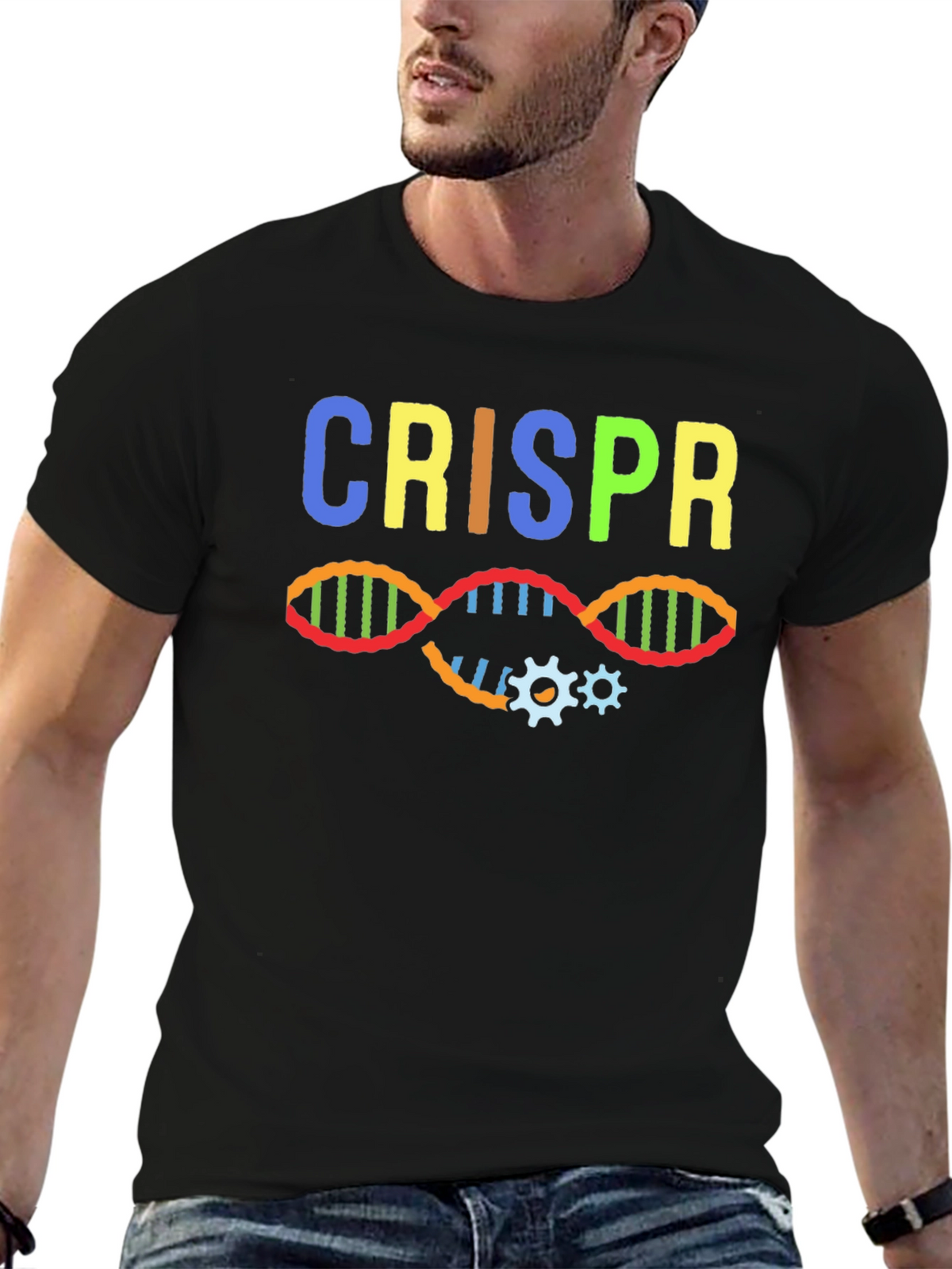 CRISPR DNA Science Graphic Tee - Biology T-Shirt