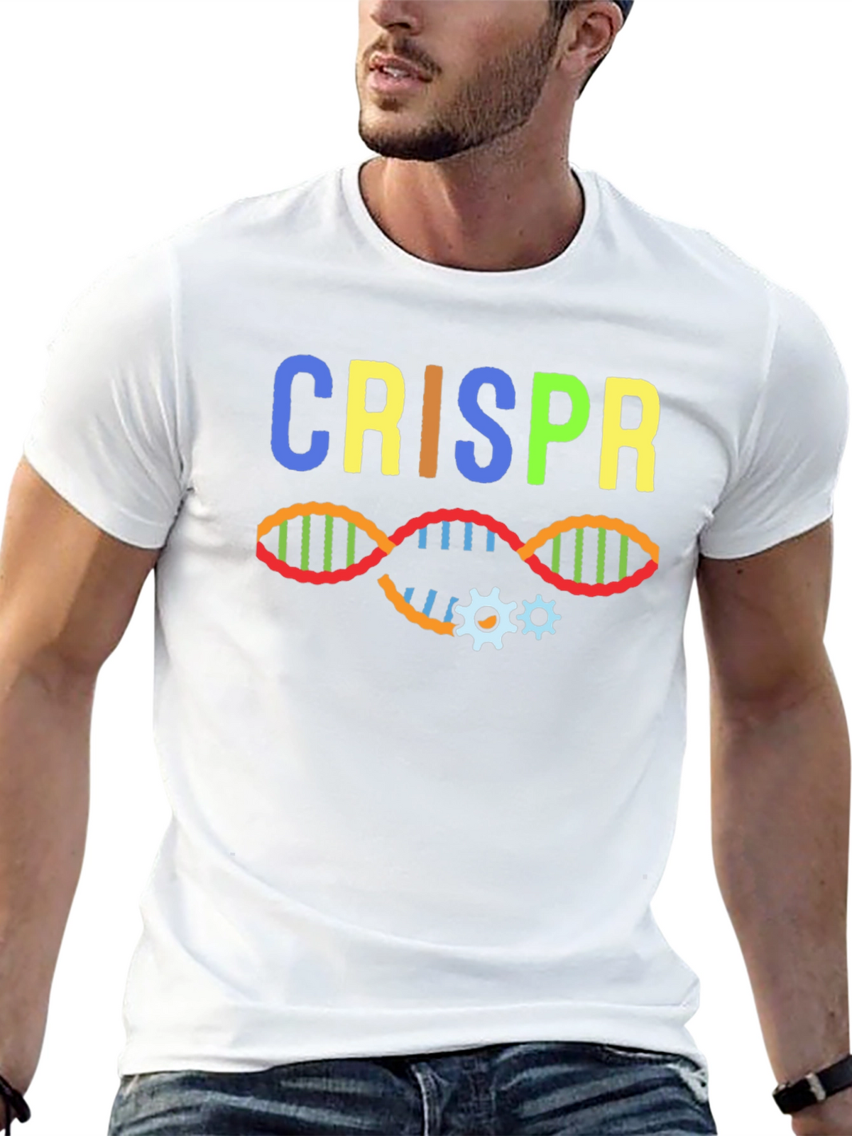 CRISPR DNA Science Graphic Tee - Biology T-Shirt