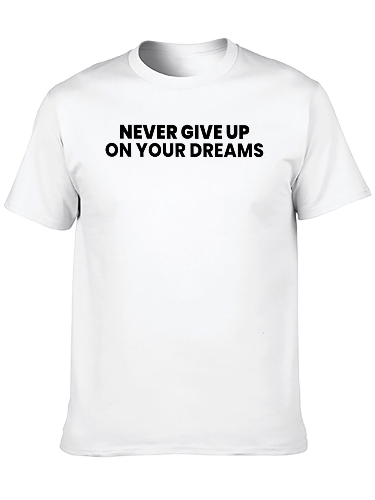 Inspirational Never Give Up Graphic Tee