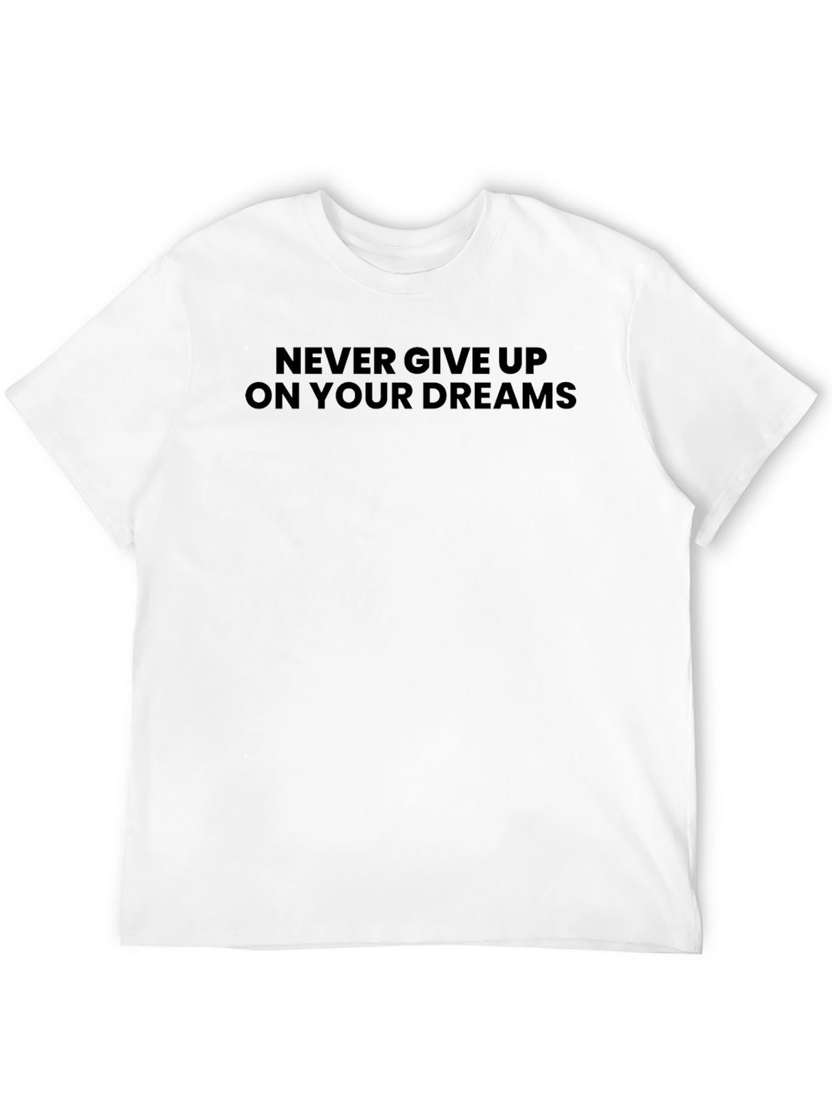 Inspirational Never Give Up Graphic Tee