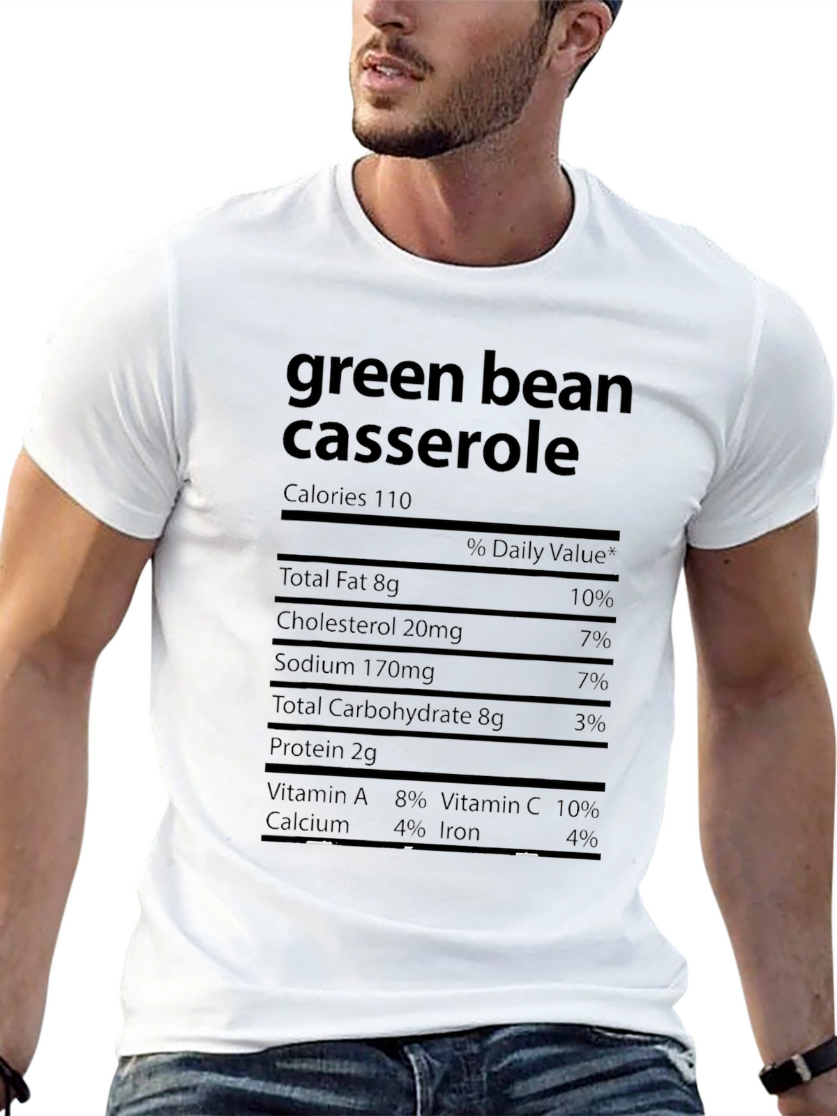 Green Bean Casserole Nutrition Facts T-Shirt