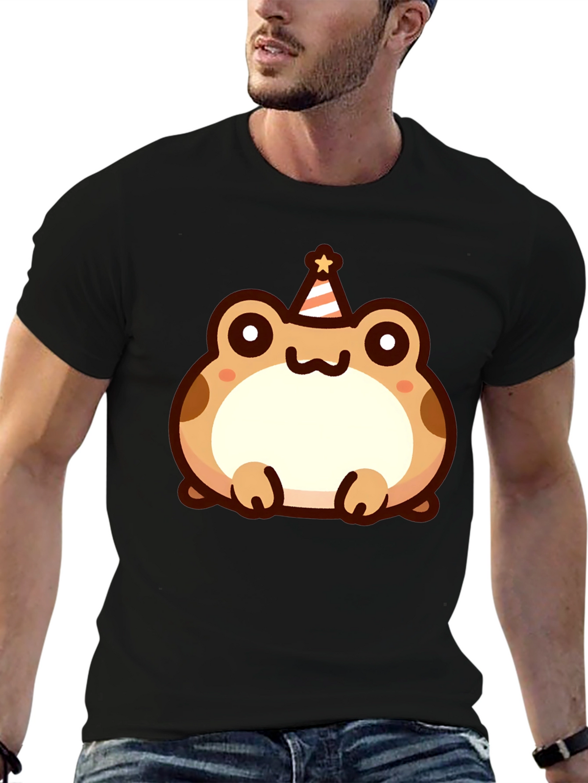 Cute Cartoon Frog Birthday T-Shirt