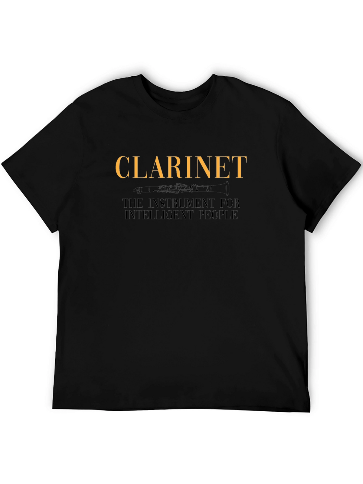 Clarinet Instrument Intelligent People T-Shirt