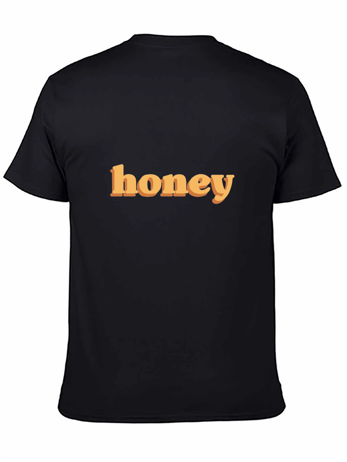 Honey Graphic Print Tee - Trendy Casual T-Shirt