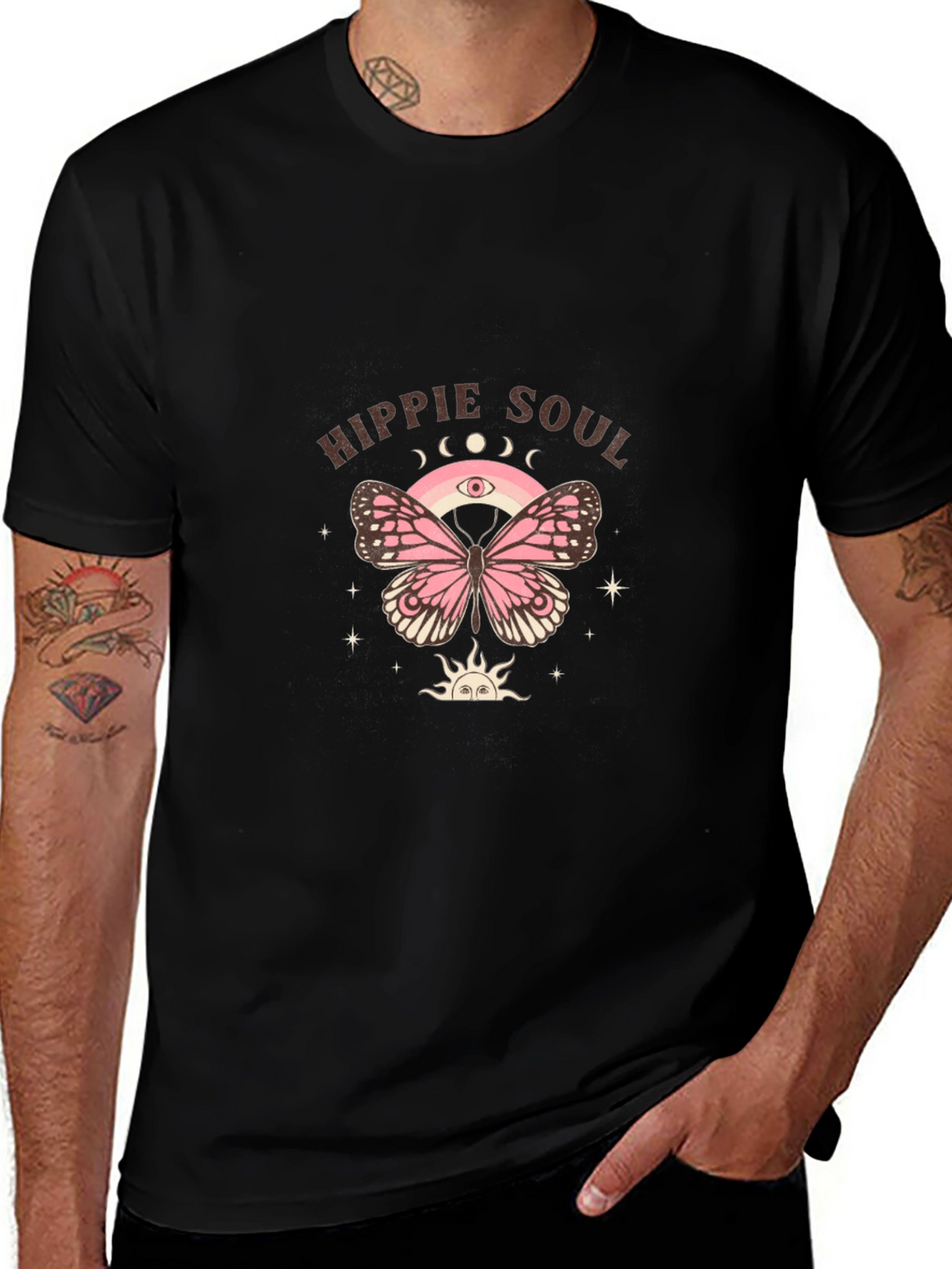 Hippie Soul Butterfly Graphic Tee
