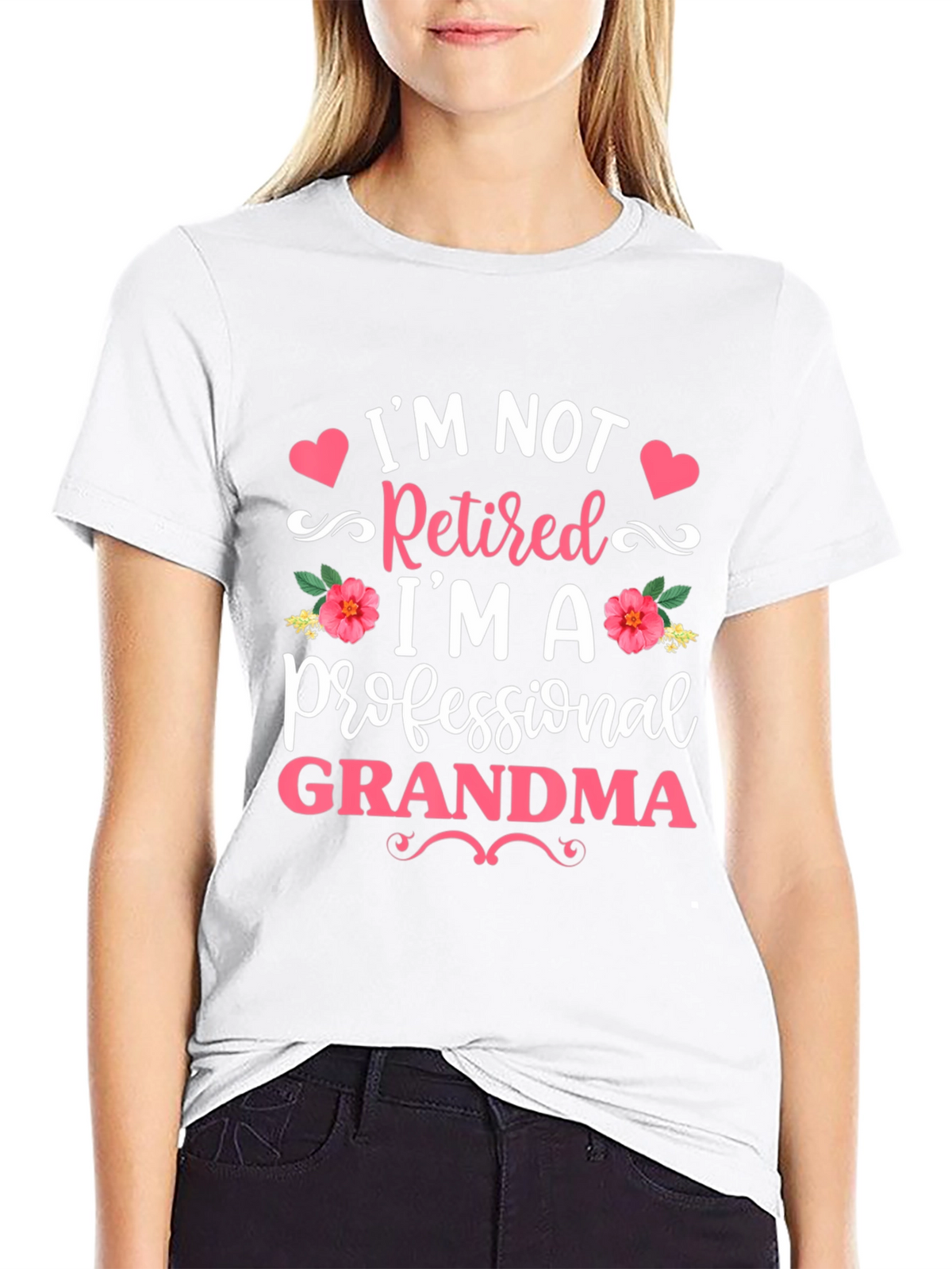 Professional Grandma Black T-Shirt