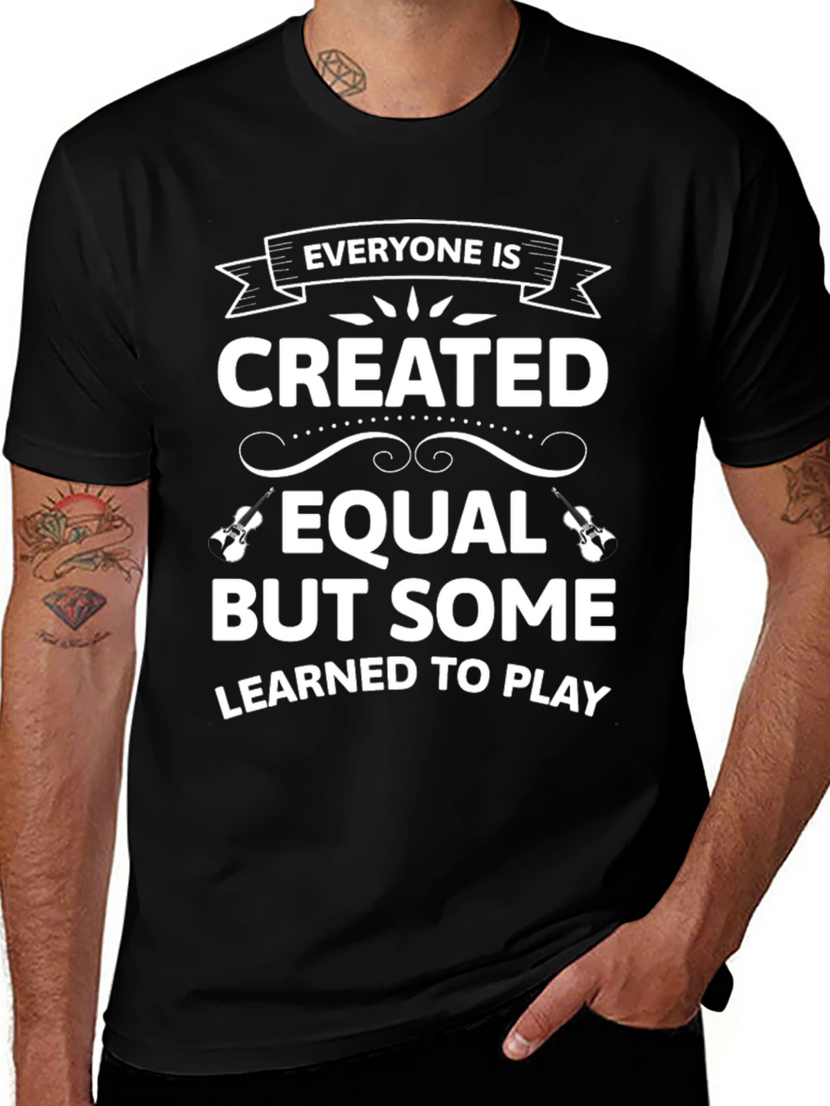 Everyone is Created Equal Musician T-Shirt