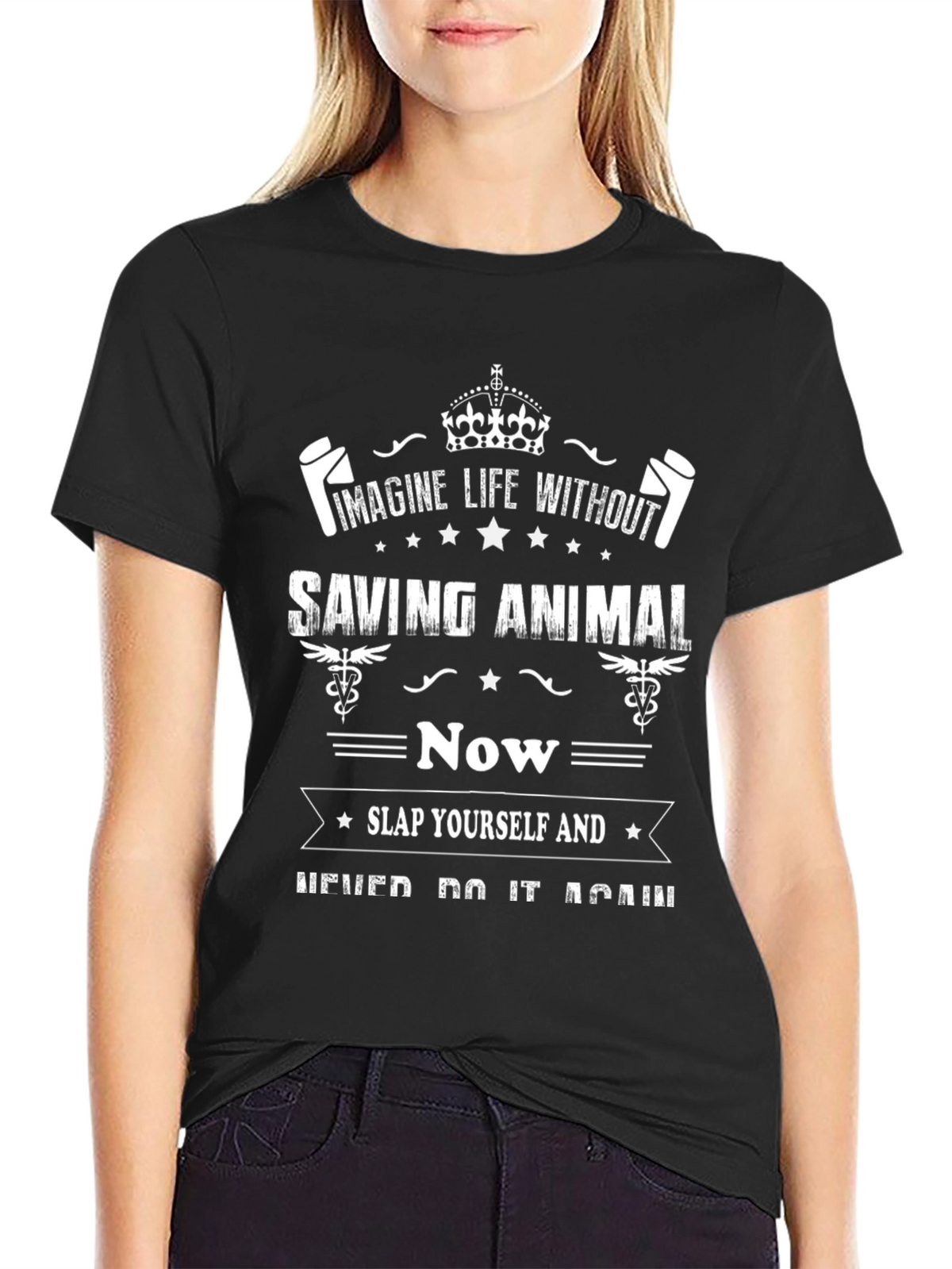 Imagine Life Without Saving Animals T-Shirt