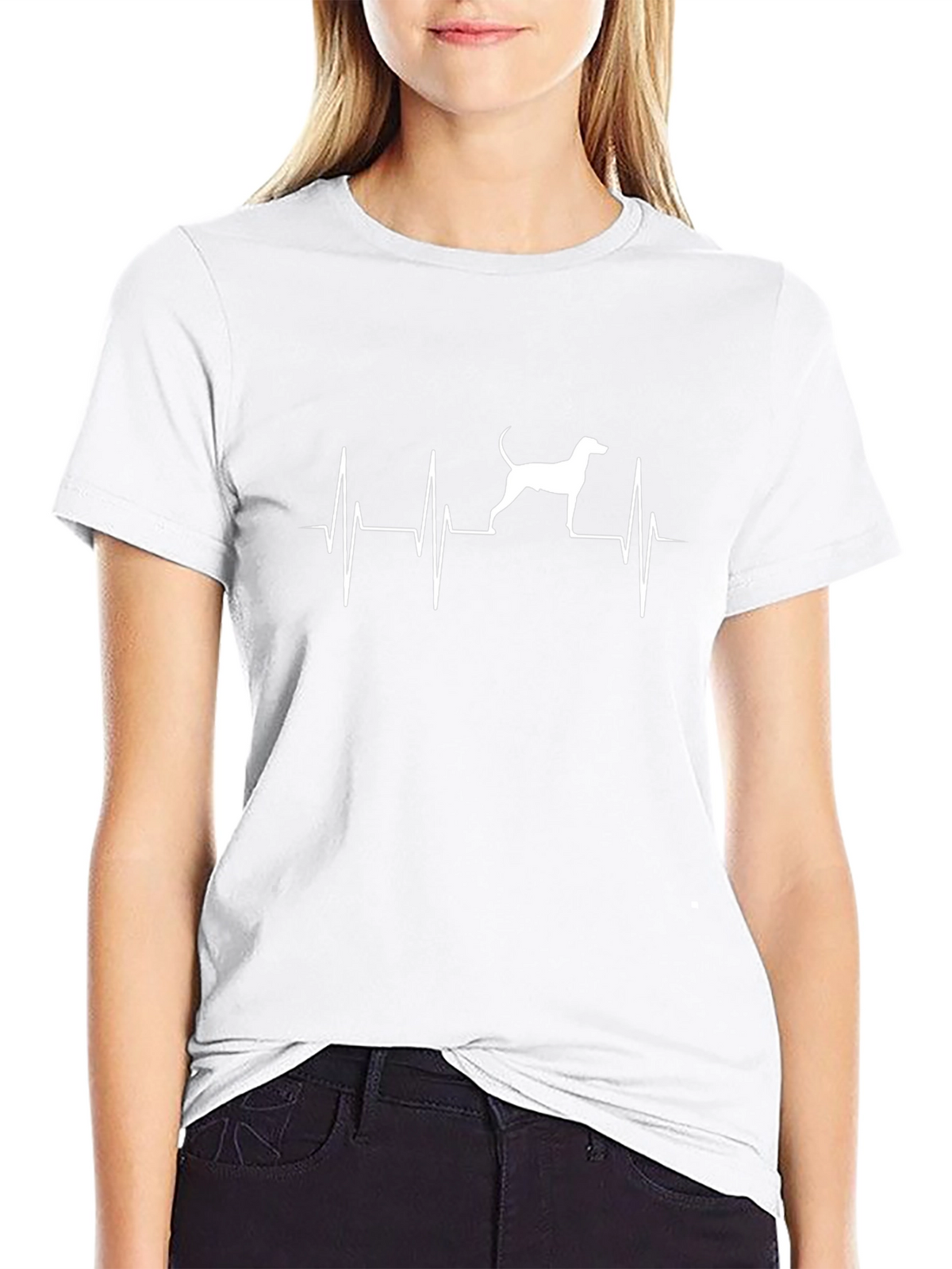 Dog Breed Heartbeat Graphic Tee
