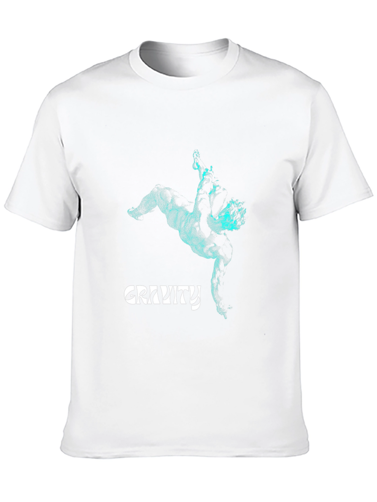 Gravity T-Shirt - Abstract Man Design
