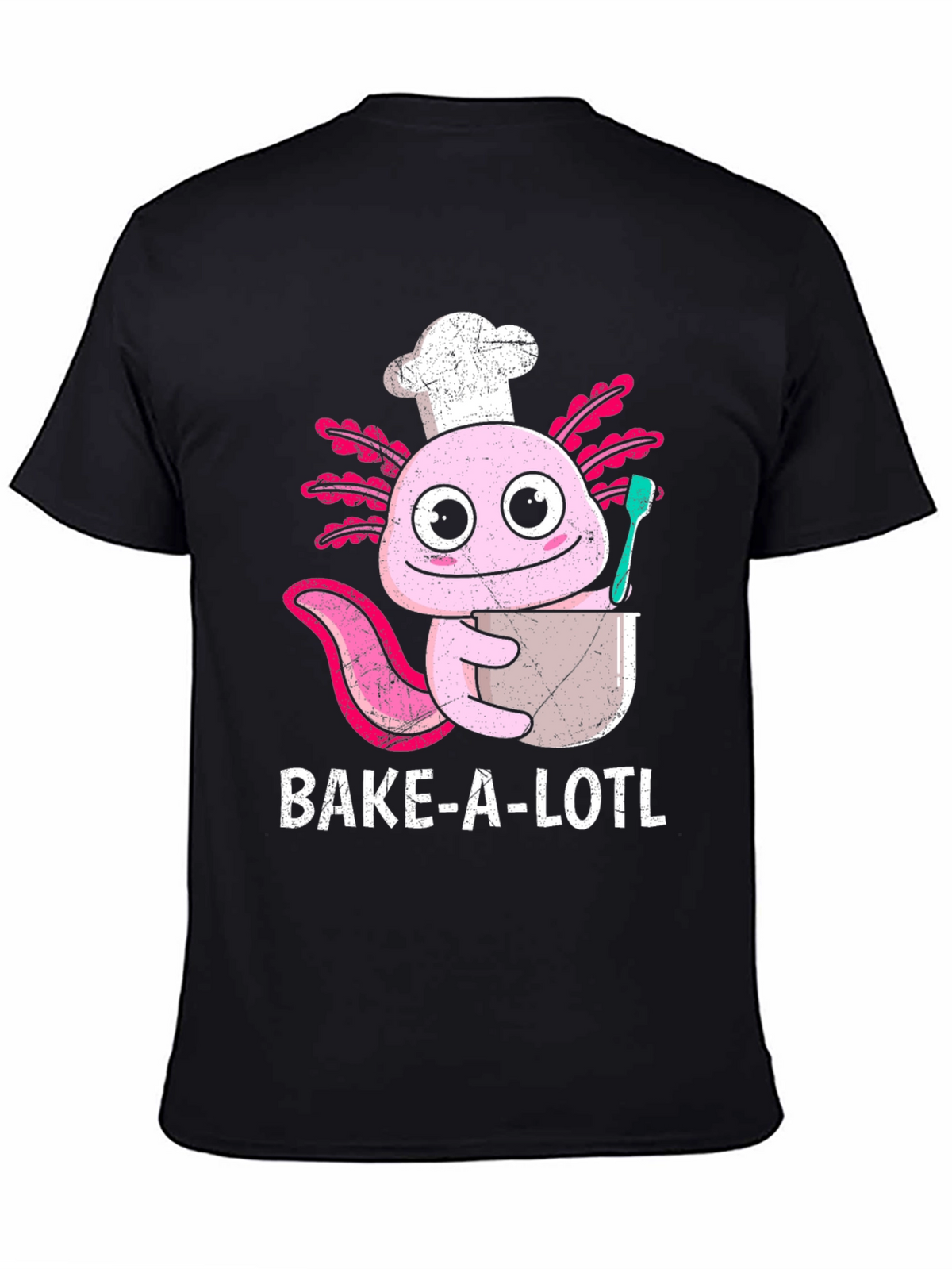 Bake-A-Lotl Funny Axolotl Chef T-Shirt