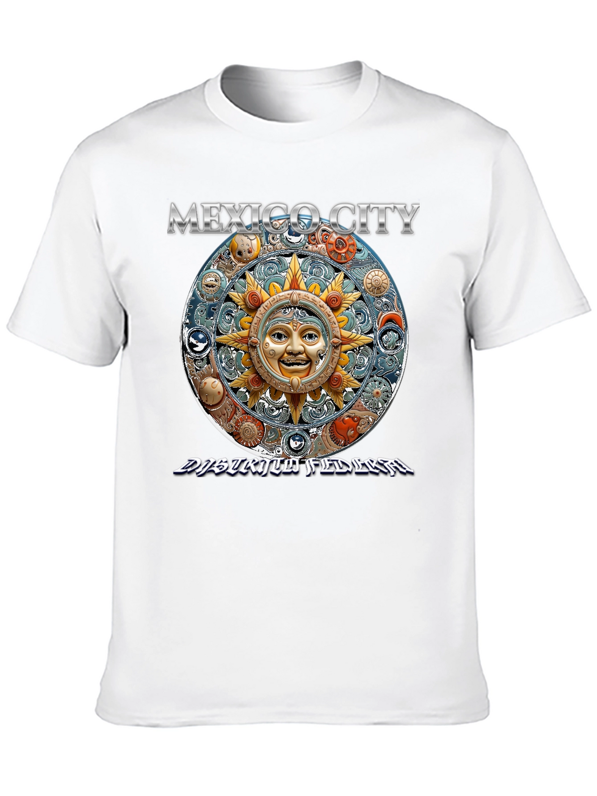 Mexico City Sun Stone Graphic Tee