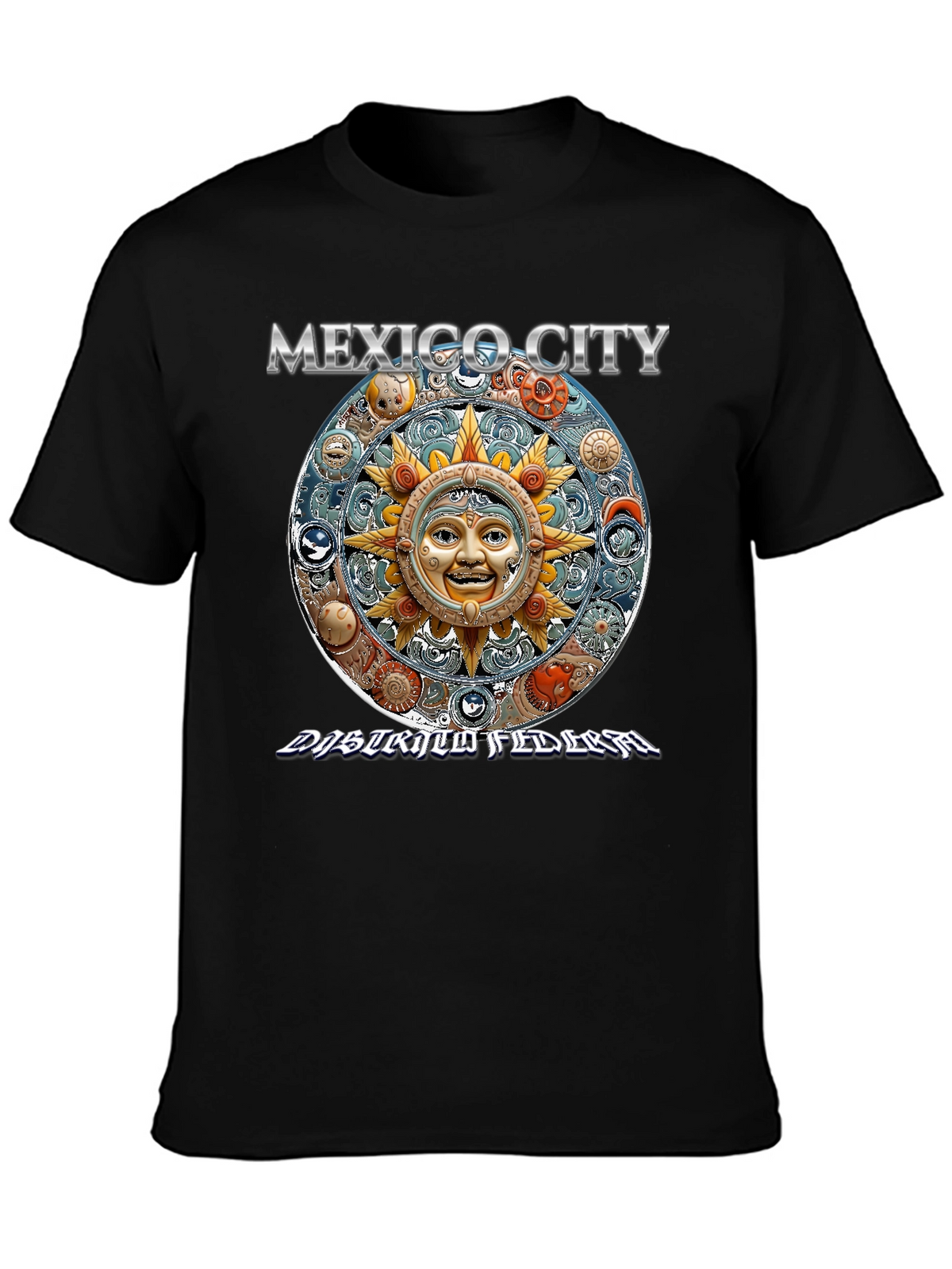 Mexico City Sun Stone Graphic Tee