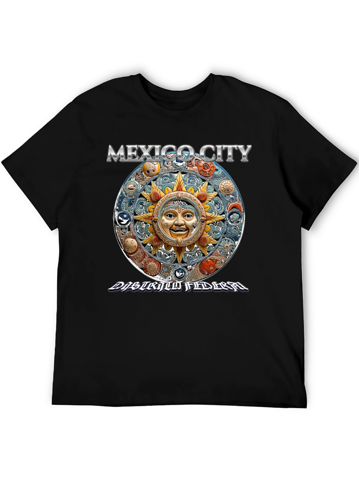 Mexico City Sun Stone Graphic Tee