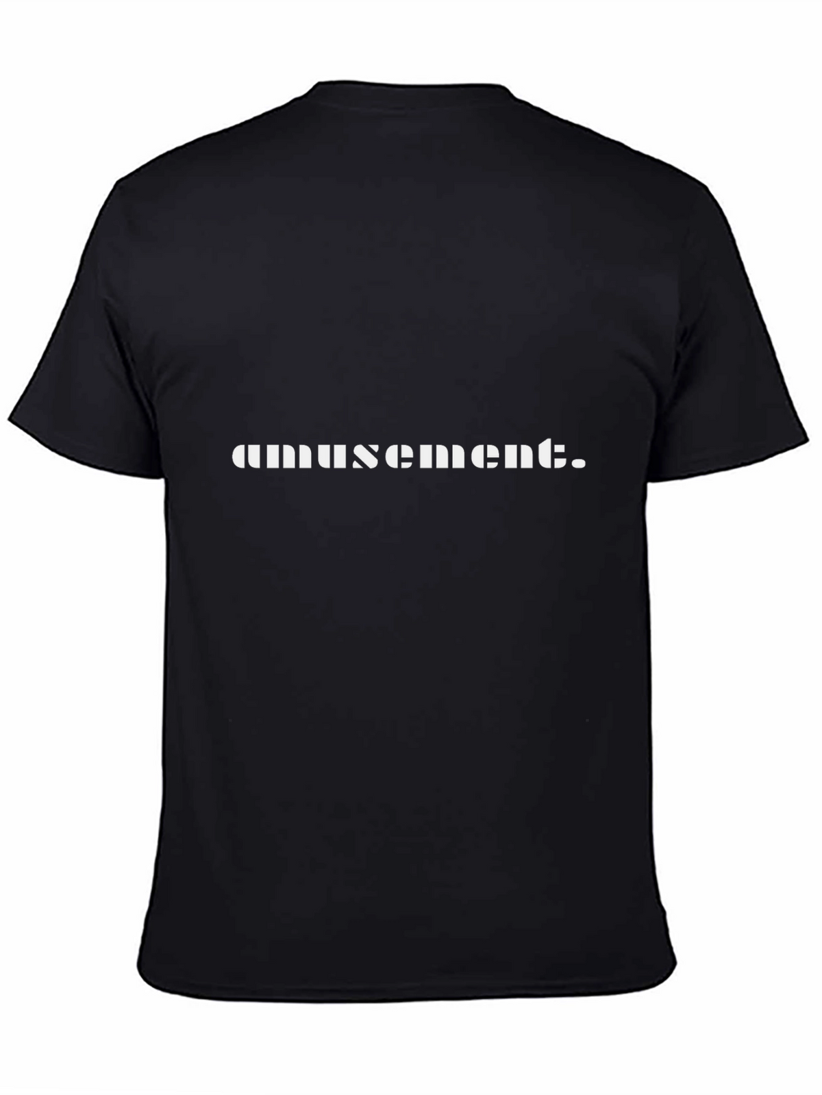 Amusement Black Graphic T-Shirt
