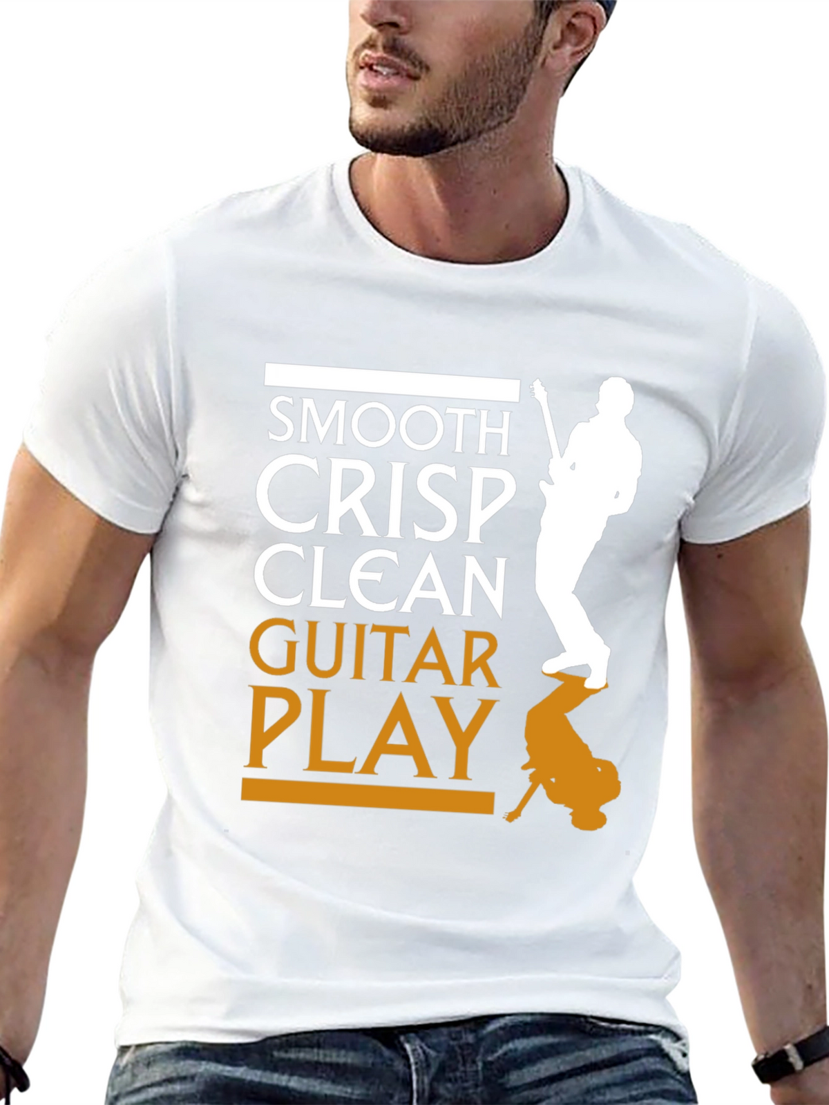 Smooth Guitar Play Graphic Tee