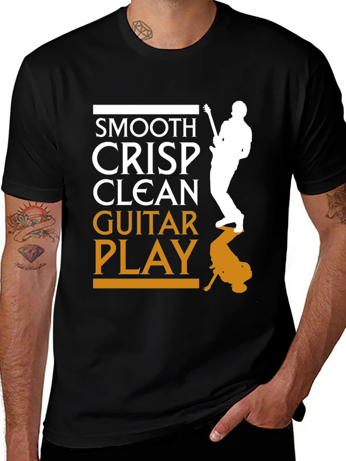 Smooth Guitar Play Graphic Tee