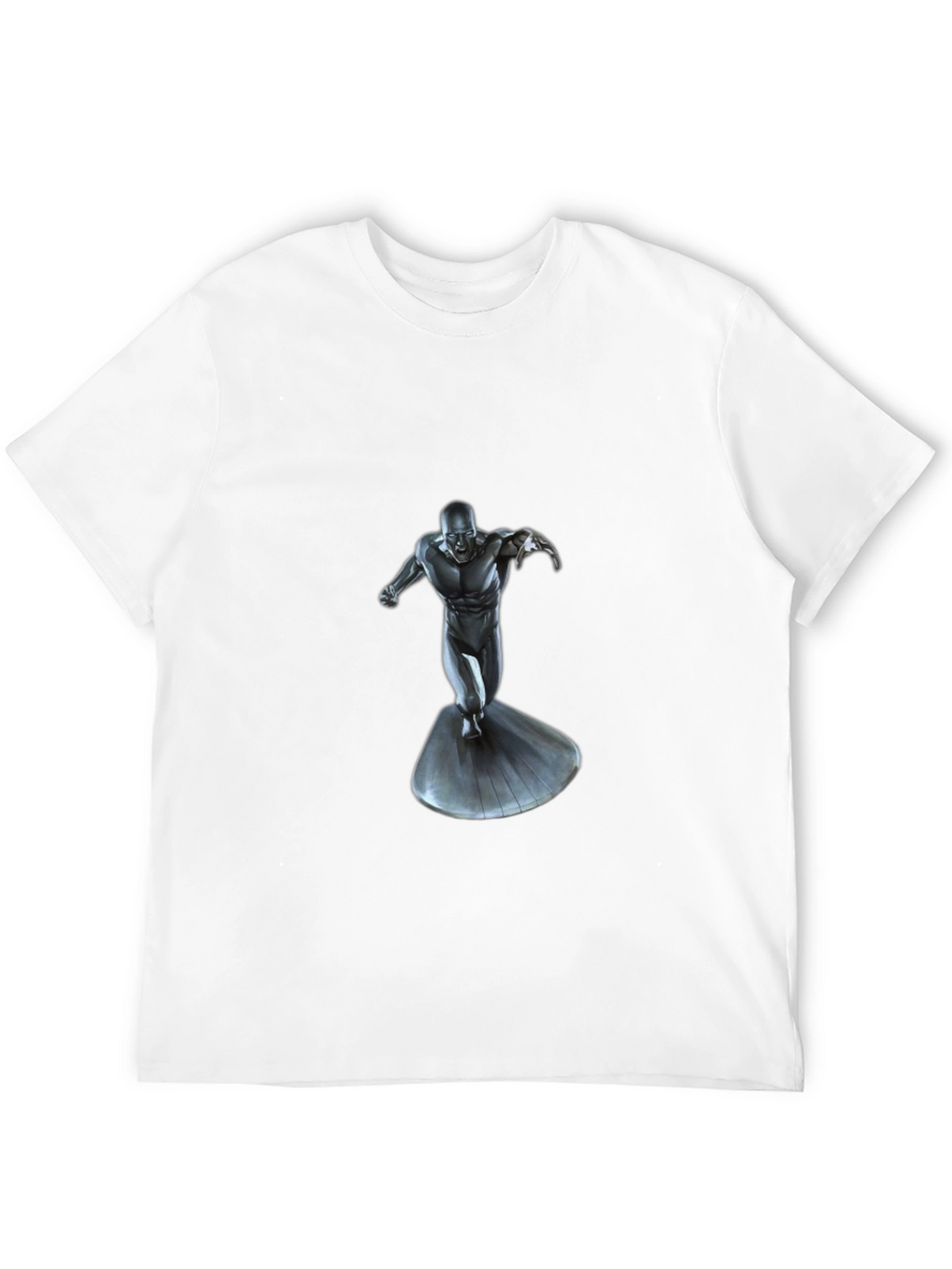 Silver Surfer Graphic Black T-Shirt