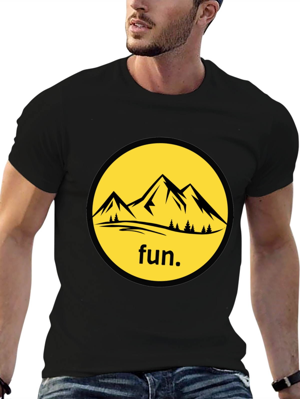 Fun Mountain Graphic T-Shirt