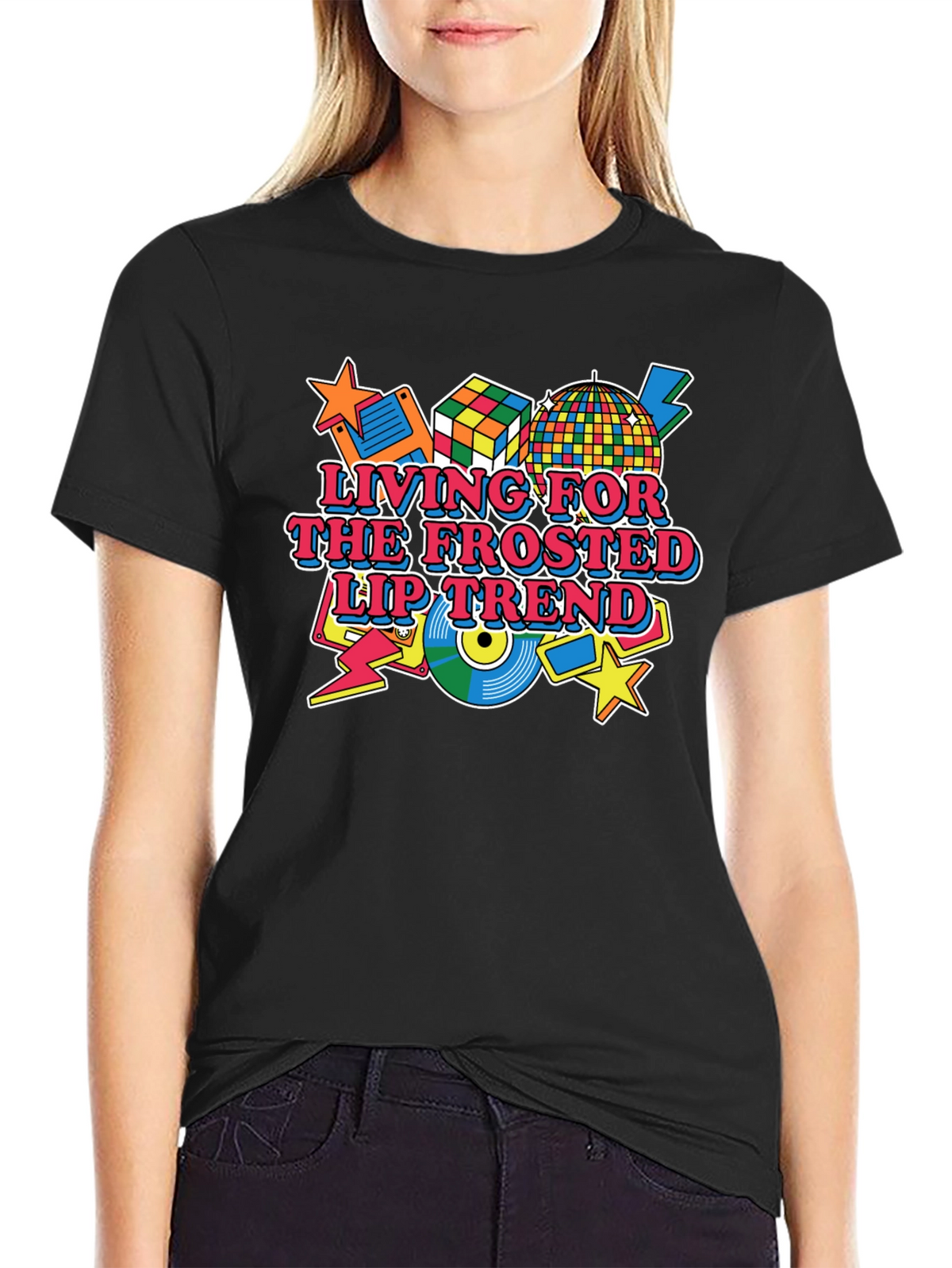 Frosted Lip Trend Graphic Tee