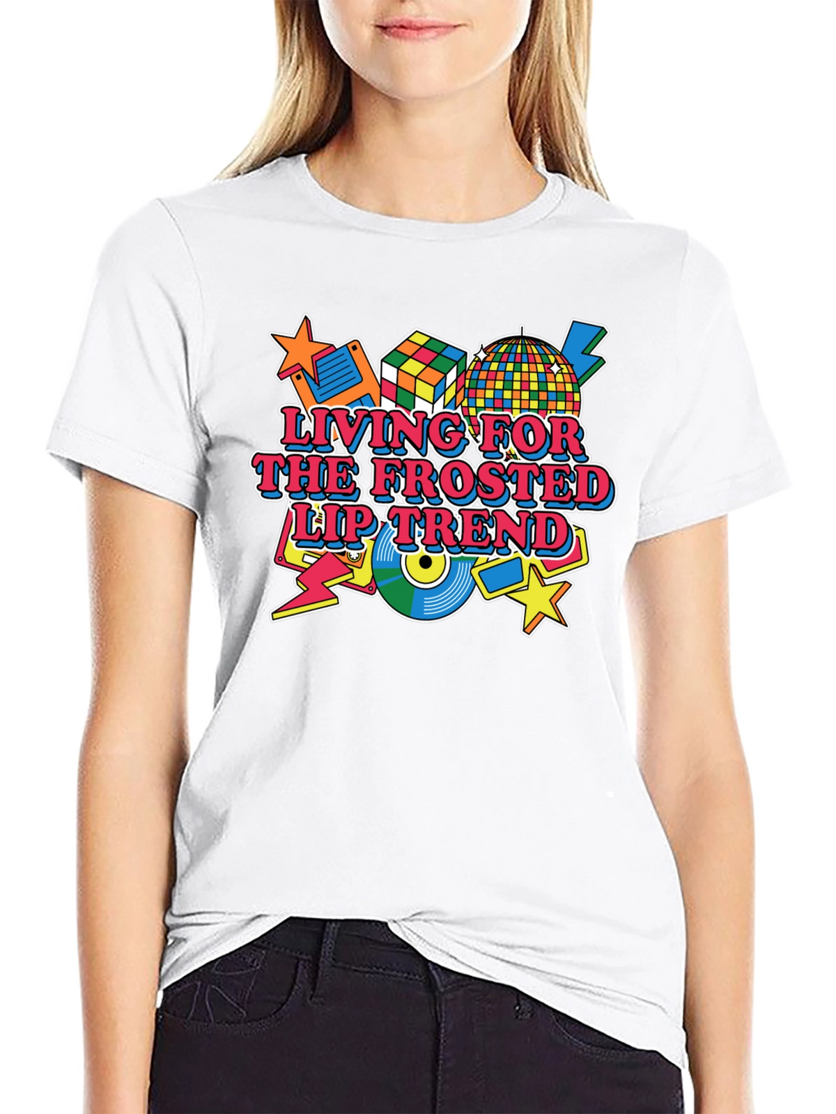 Frosted Lip Trend Graphic Tee