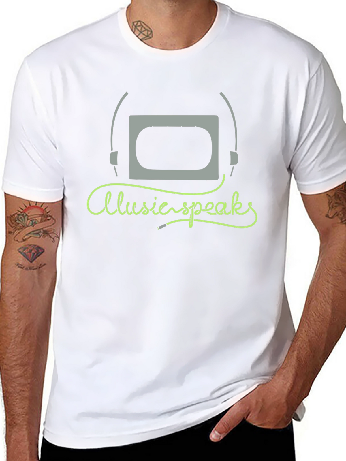 Music Speaks Graphic Tee - Stylish Comfort