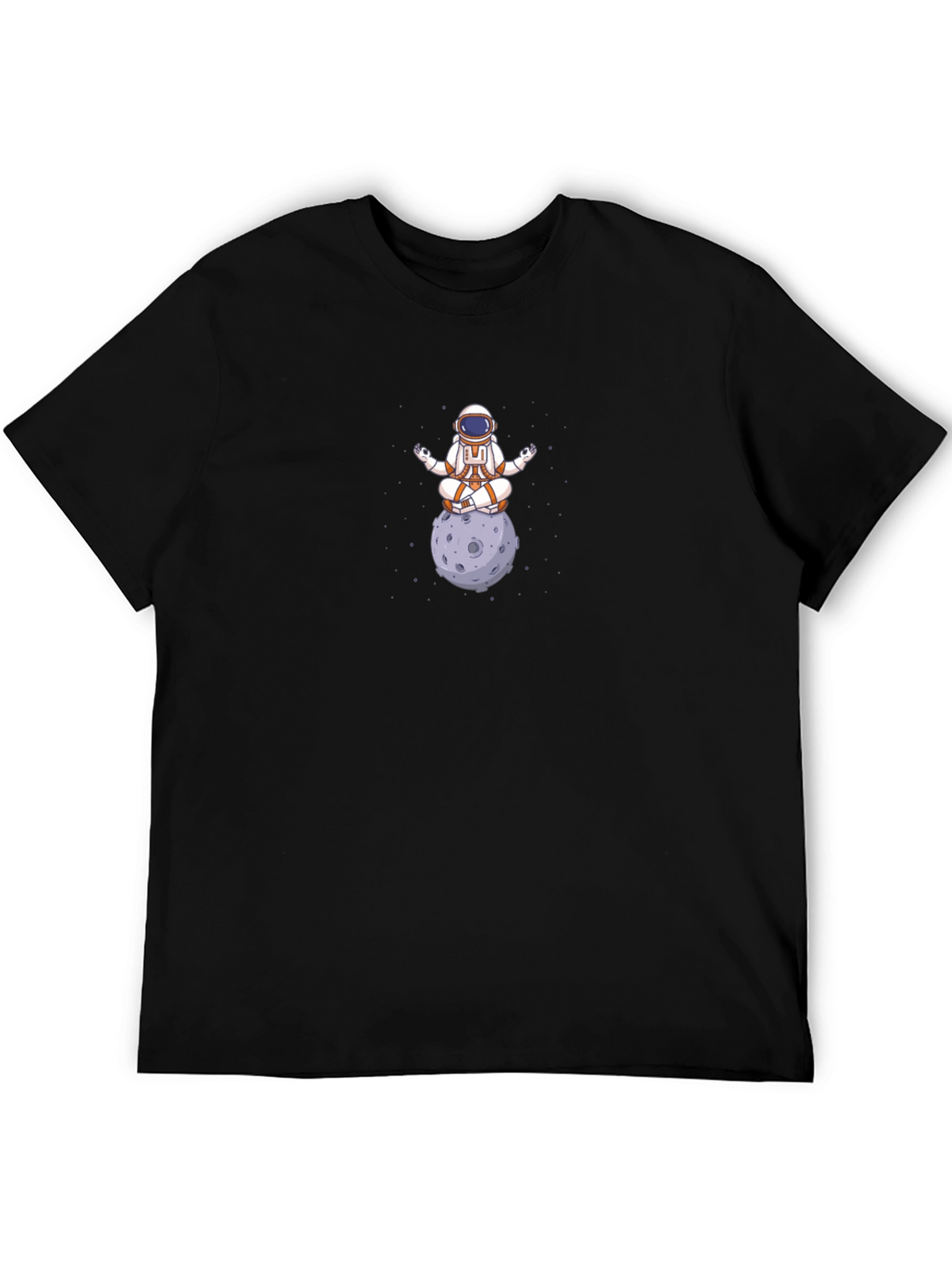 Meditating Astronaut T-Shirt - Cosmic Zen