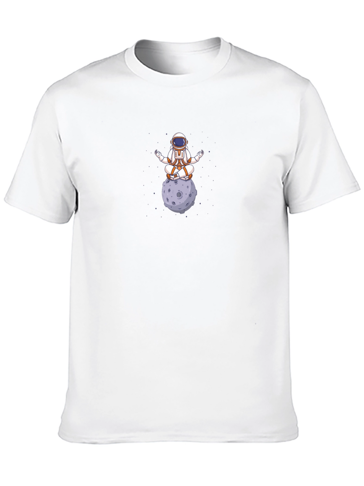 Meditating Astronaut T-Shirt - Cosmic Zen