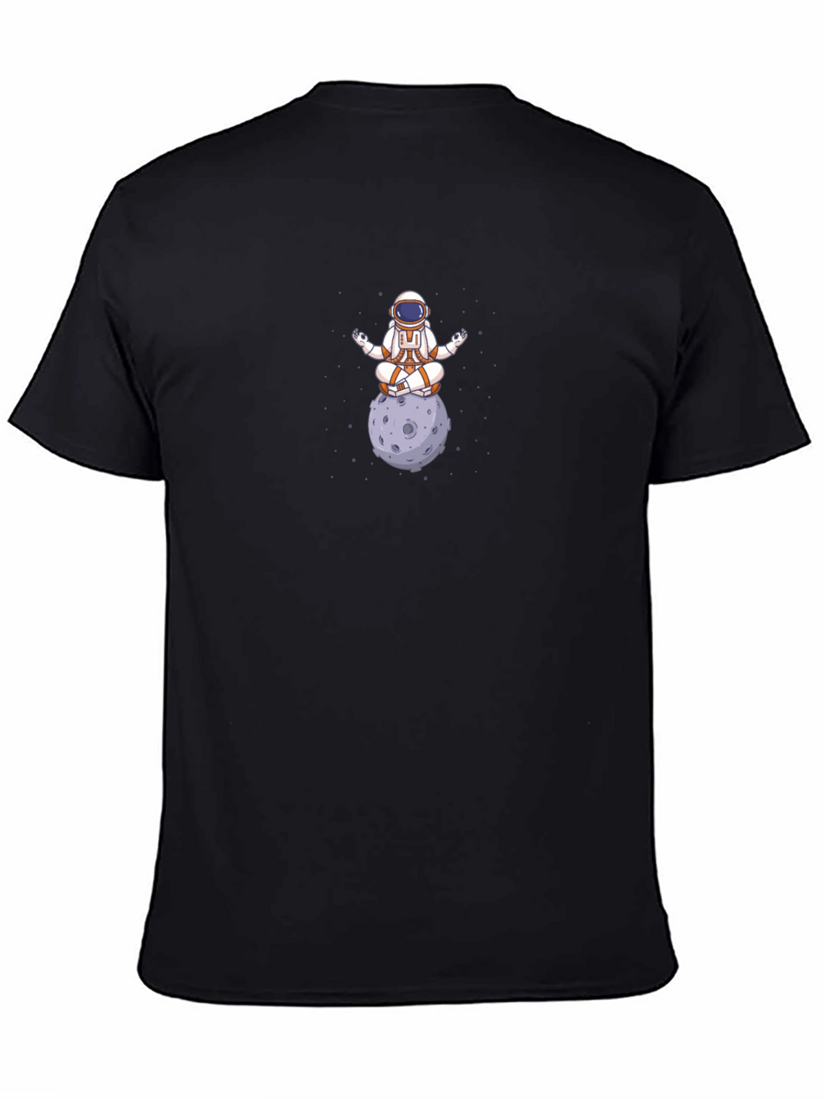 Meditating Astronaut T-Shirt - Cosmic Zen