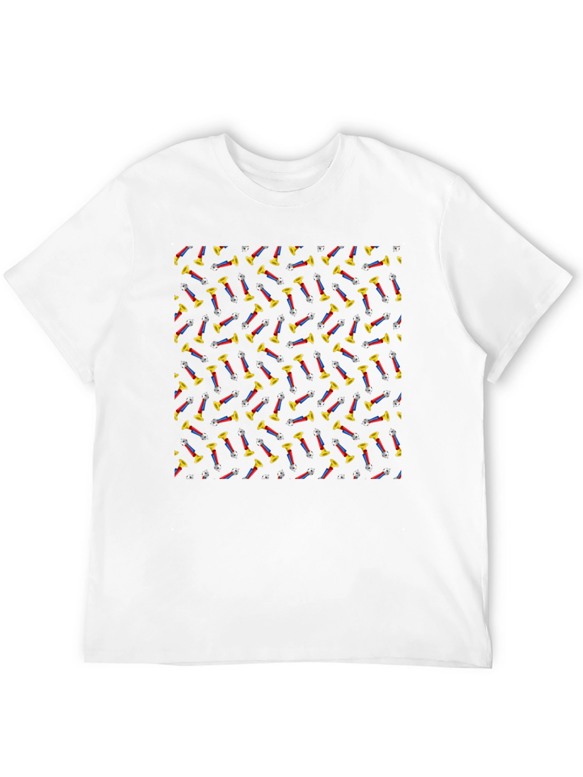 Retro PEZ Dispenser Pattern Black T-Shirt