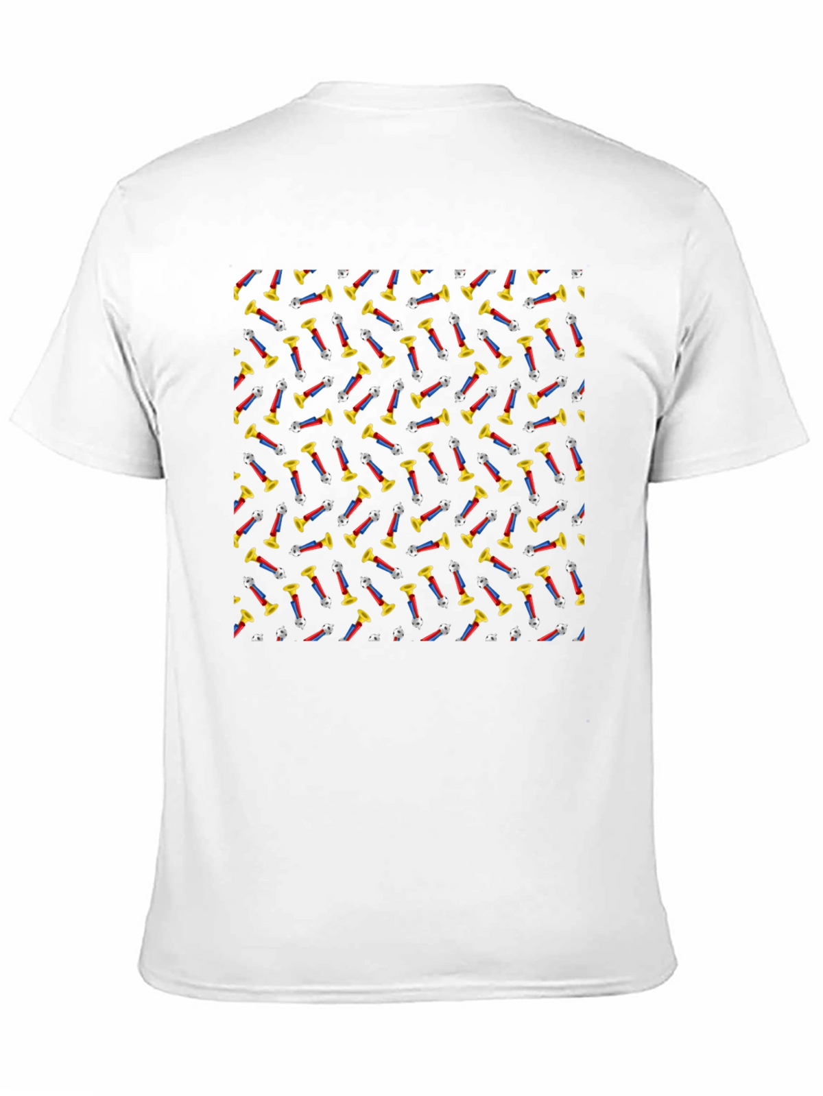 Retro PEZ Dispenser Pattern Black T-Shirt