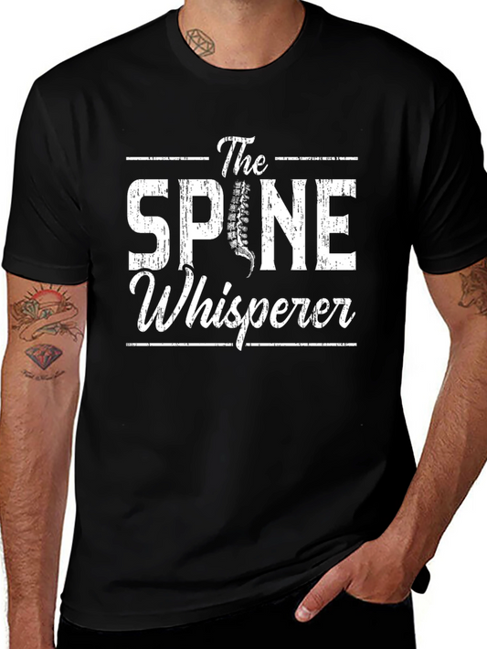 The Spine Whisperer Graphic Tee - Chiropractic Humor