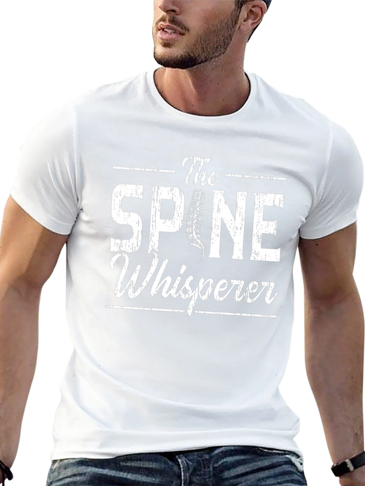 The Spine Whisperer Graphic Tee - Chiropractic Humor