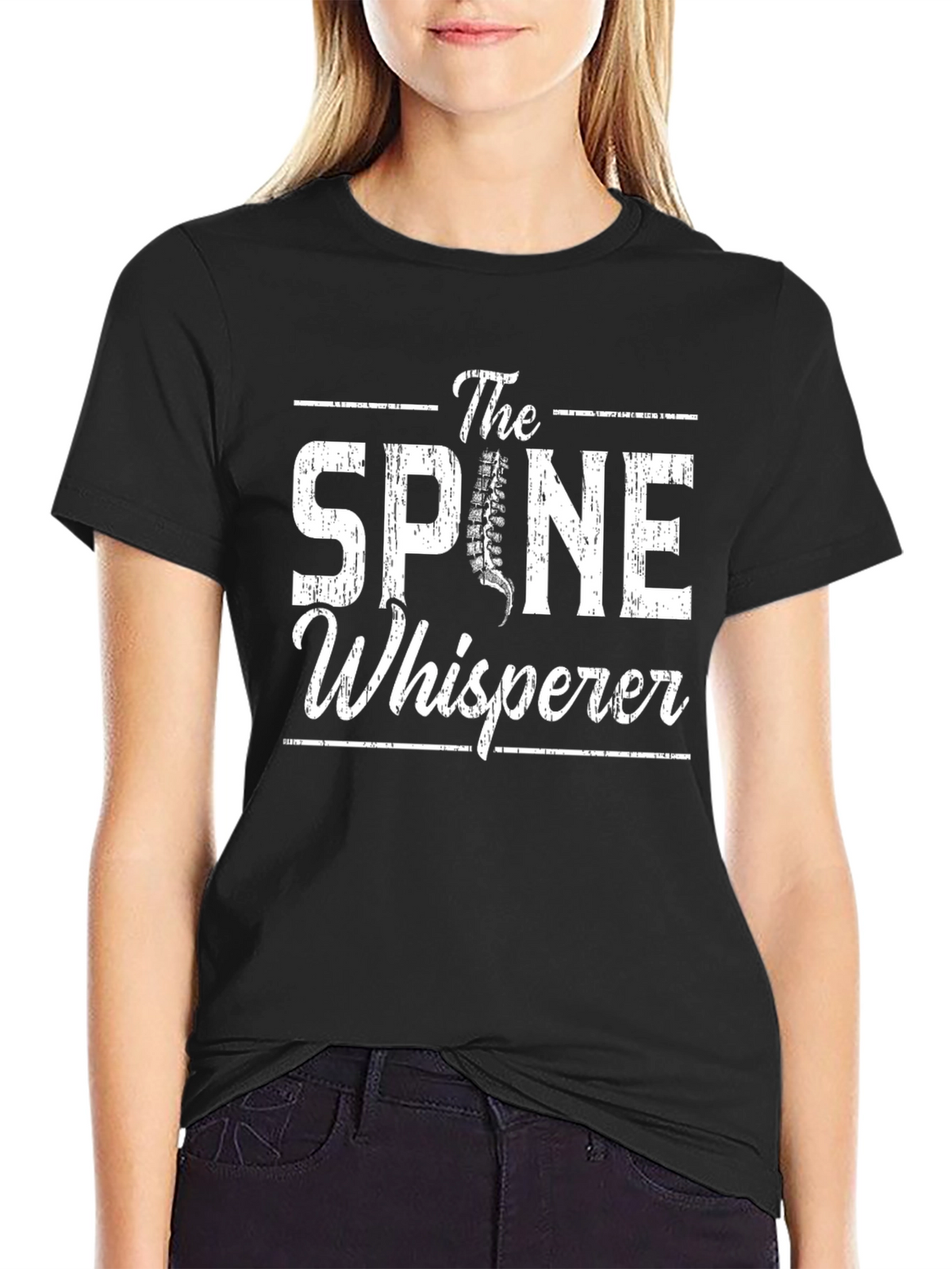 The Spine Whisperer Graphic Tee - Chiropractic Humor